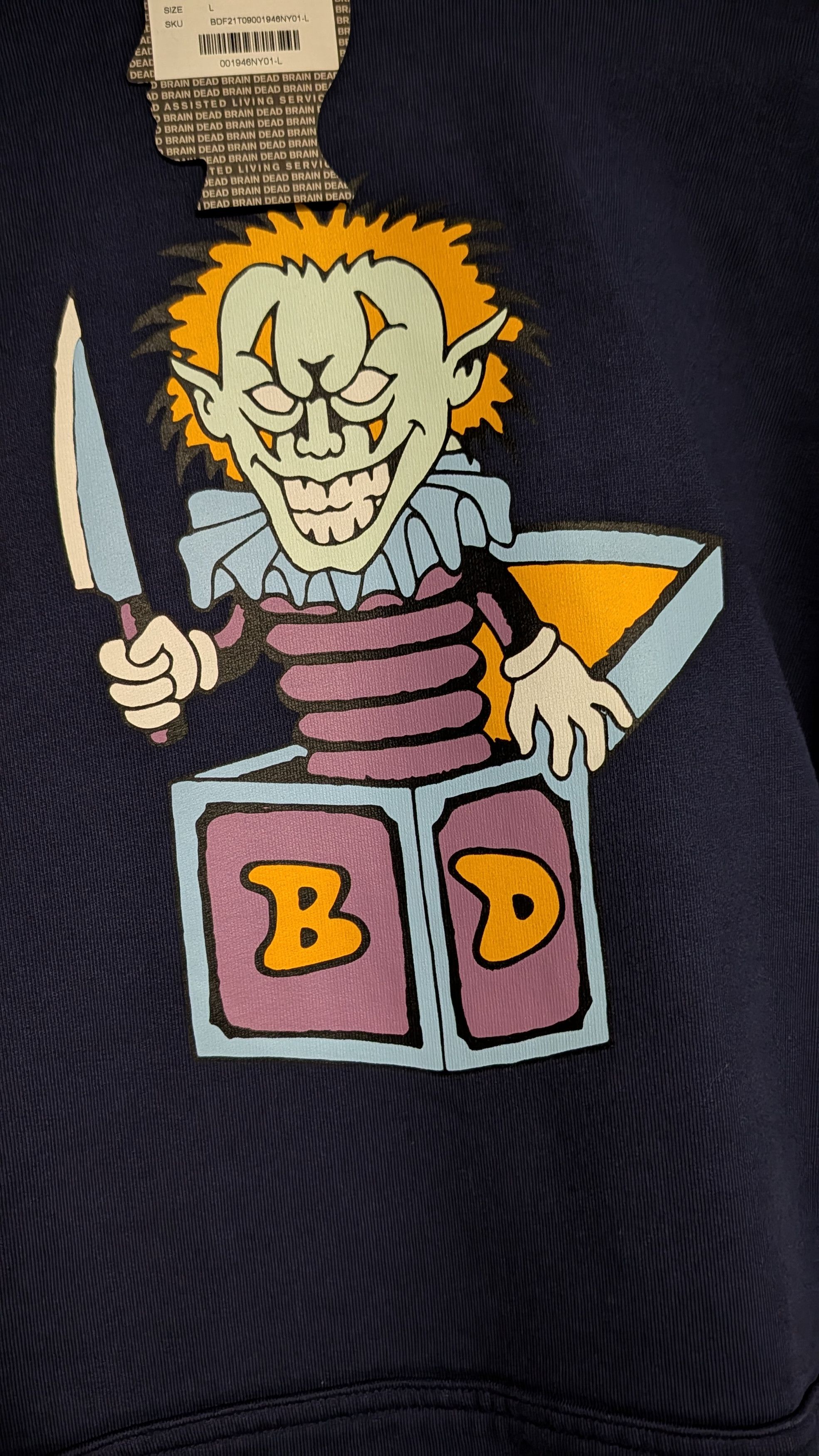 Brain Dead Brain Dead Clownin' Hooded Sweatshirt Size US L / EU 52-54 / 3 - 3 Thumbnail