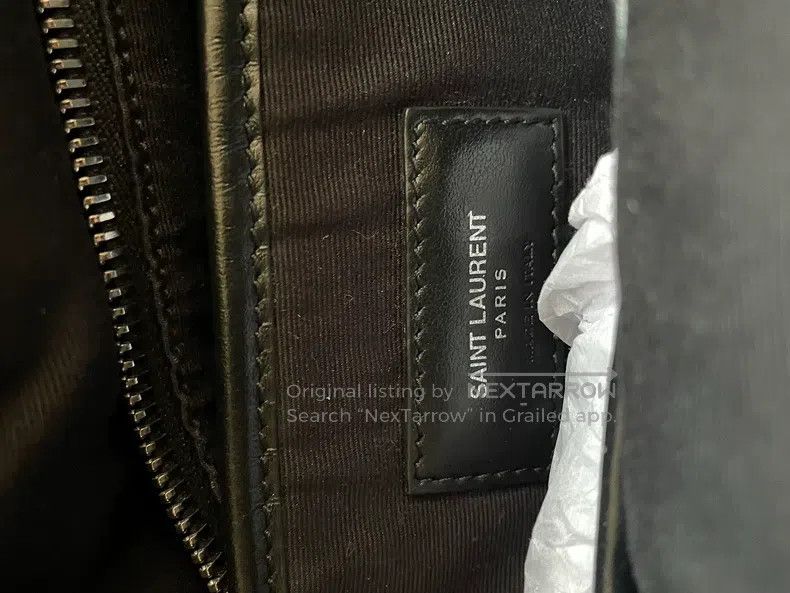 Saint Laurent Paris Saint Laurent Paris Embroidered Double-Shoulder Bag Size ONE SIZE - 8 Thumbnail