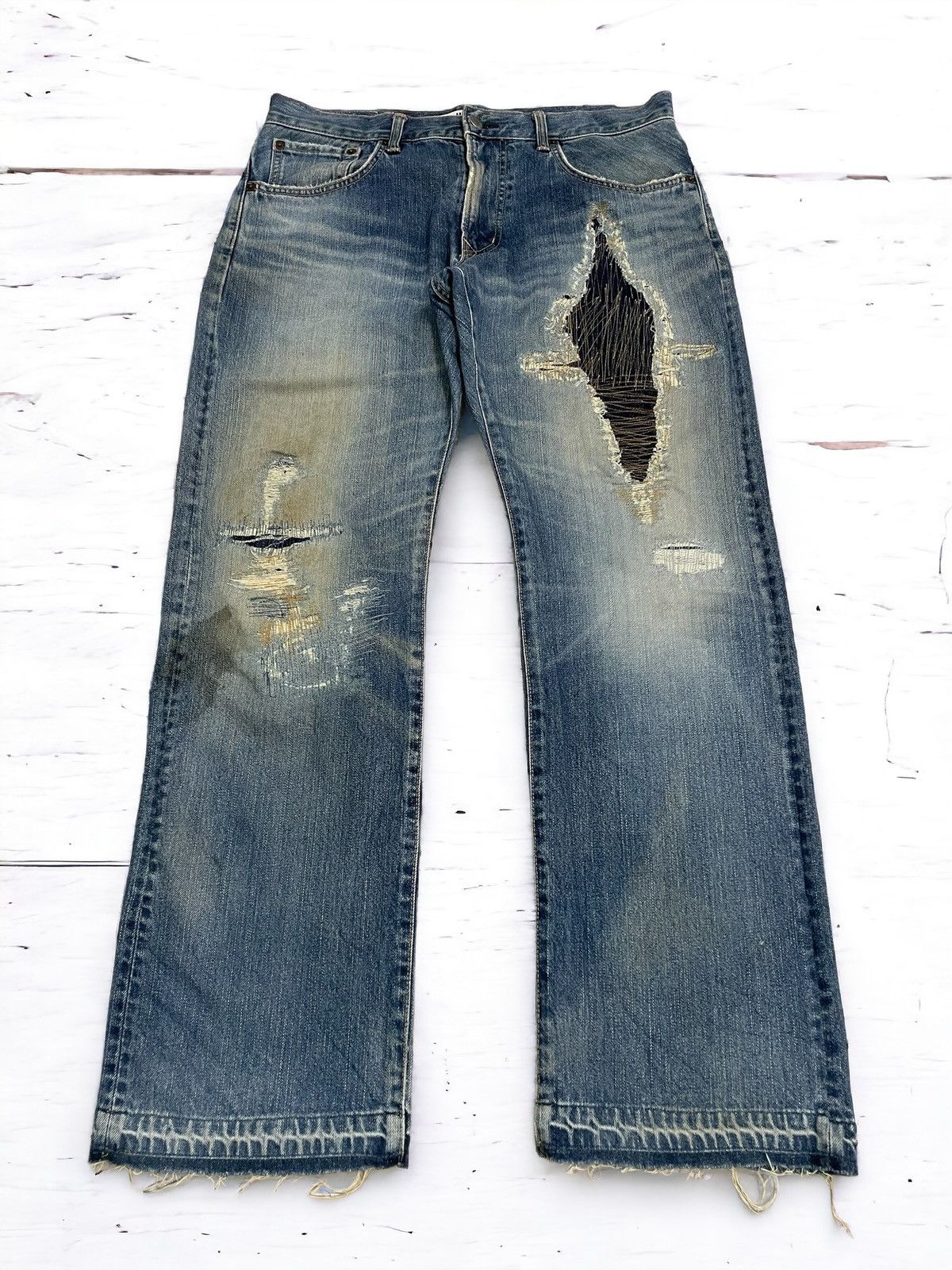 Edwin Edwin XV-S Life Art Inspired Local Rick Designer Denim Size US 34 / EU 50 - 1 Thumbnail