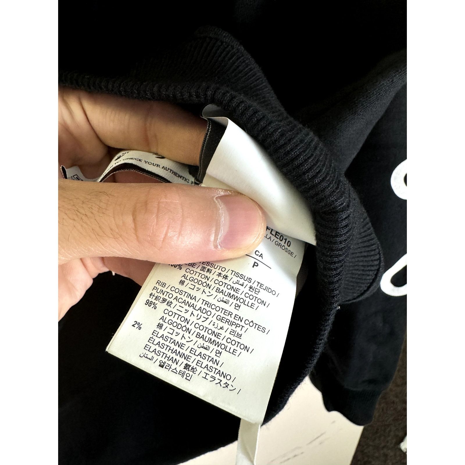 Off-White o1rshd1 Chain Arrow Slim Hoodie in Black White Size US XL / EU 56 / 4 - 13 Thumbnail