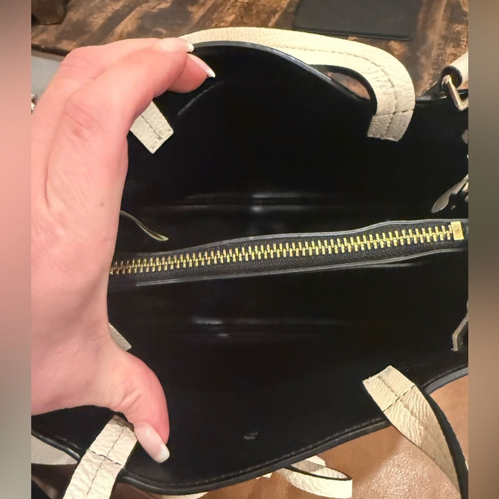 Kate Spade Kate Spade Cream Satchel with Tassels Size ONE SIZE - 6 Thumbnail