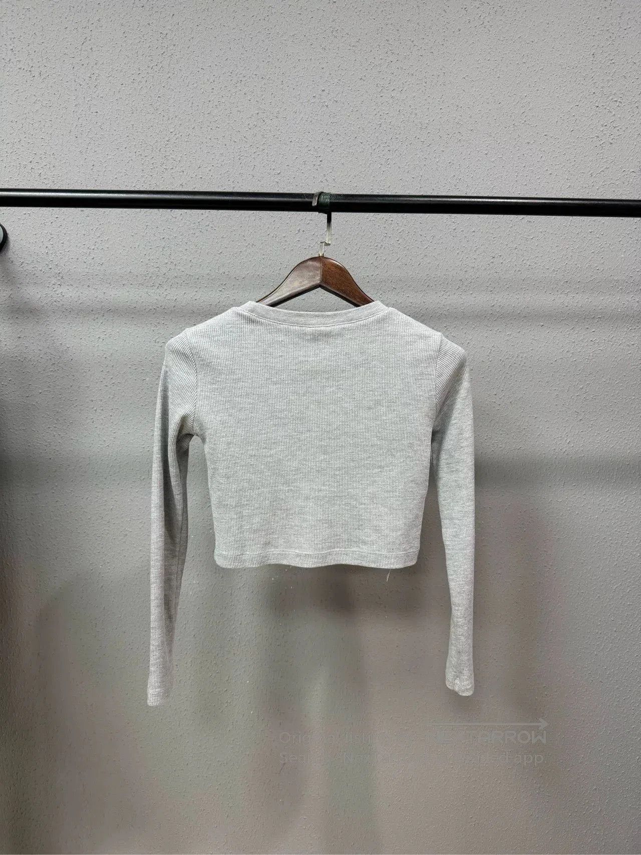 Chrome Hearts chrome hearts gray waffle long sleeve top. Size XS / US 0-2 / IT 36-38 - 2 Thumbnail