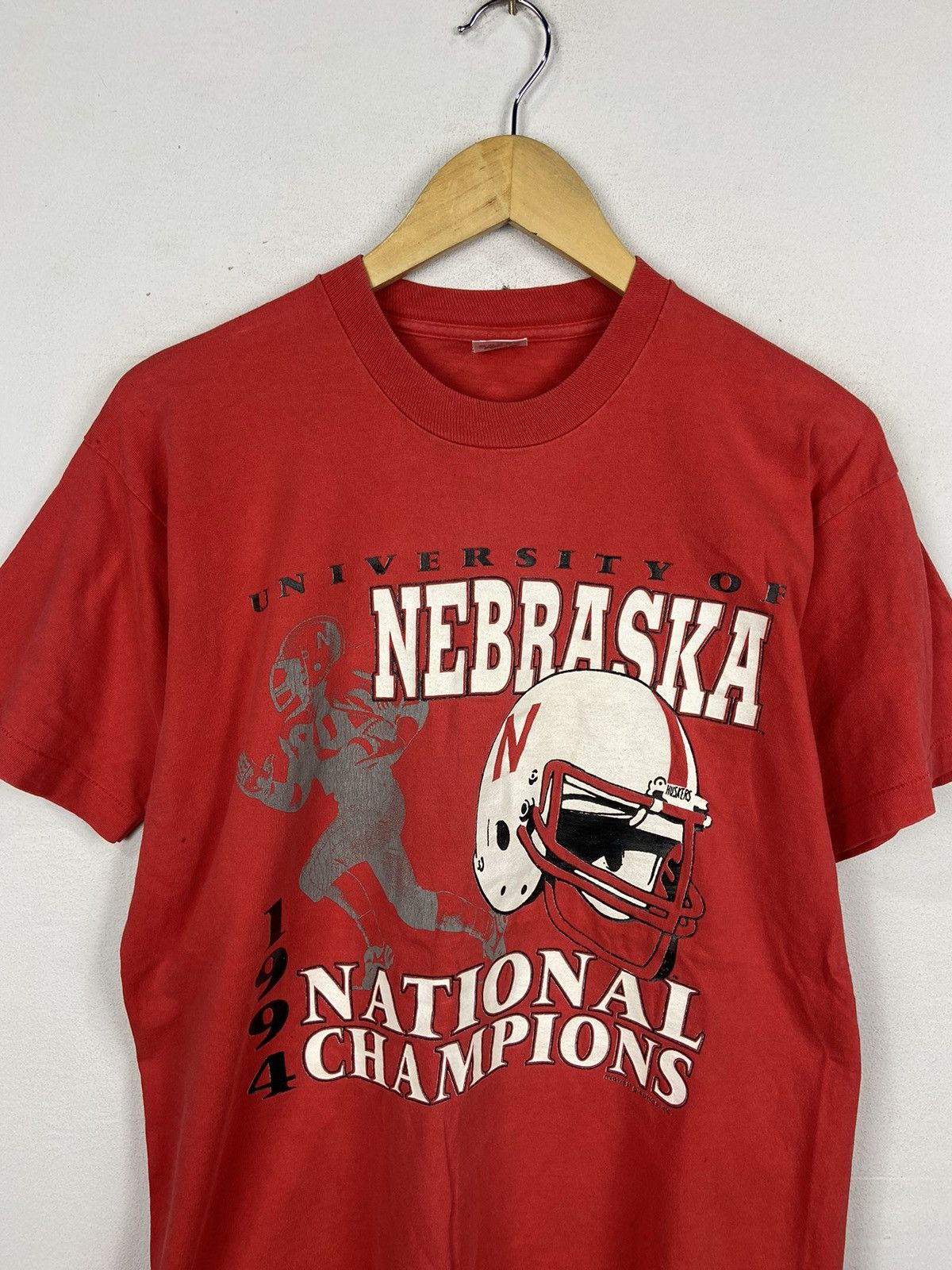American Apparel × Vintage Vintage University Nebraska Tee Size US L / EU 52-54 / 3 - 4 Thumbnail