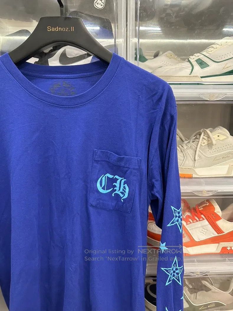 Chrome Hearts CHROME HEARTS Size L Blue stars with long sleeves Size US L / EU 52-54 / 3 - 2 Thumbnail