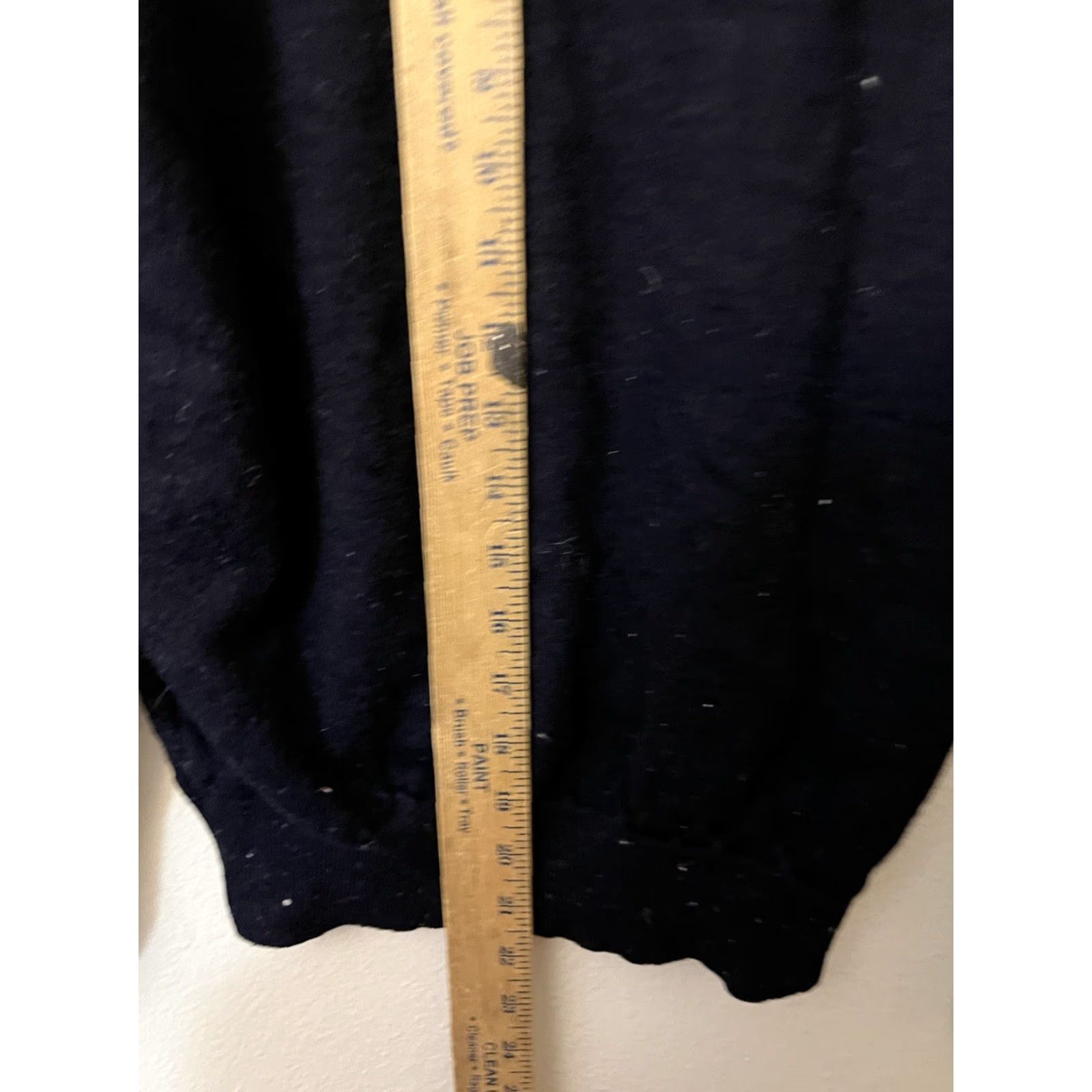 Versace VINTAGE Versace Sweater Shirt Men L Wool Merino Navy V-Neck Logo Pullover 90s Size US L / EU 52-54 / 3 - 5 Thumbnail