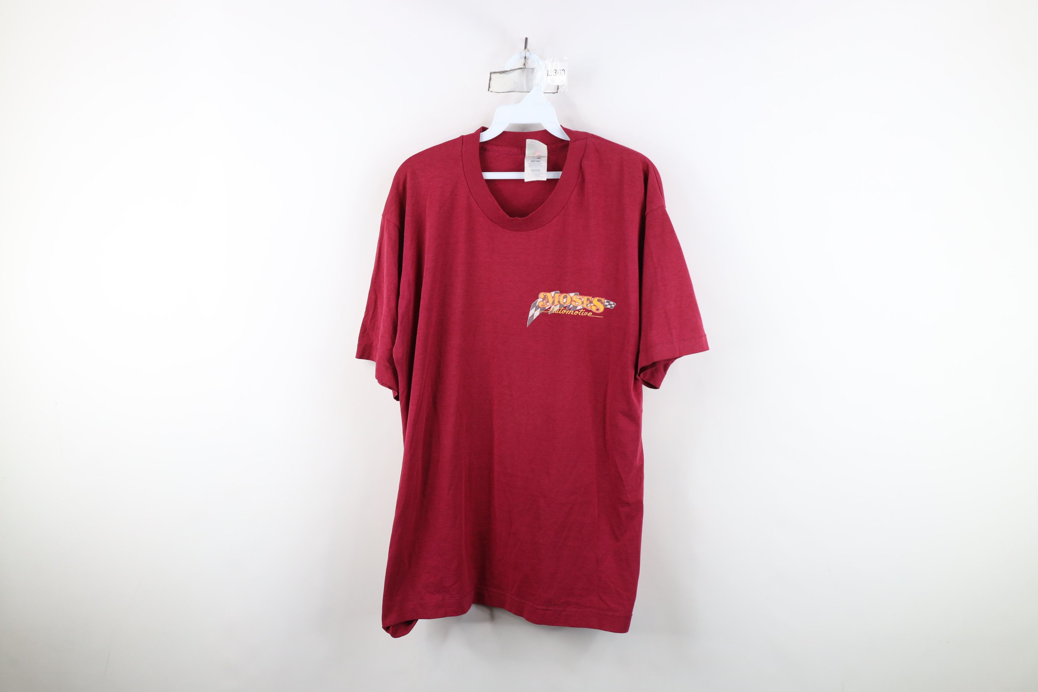 Vintage Vintage 90s Streetwear Moses Automotive Car Shop T-Shirt Size US L / EU 52-54 / 3 - 1 Thumbnail