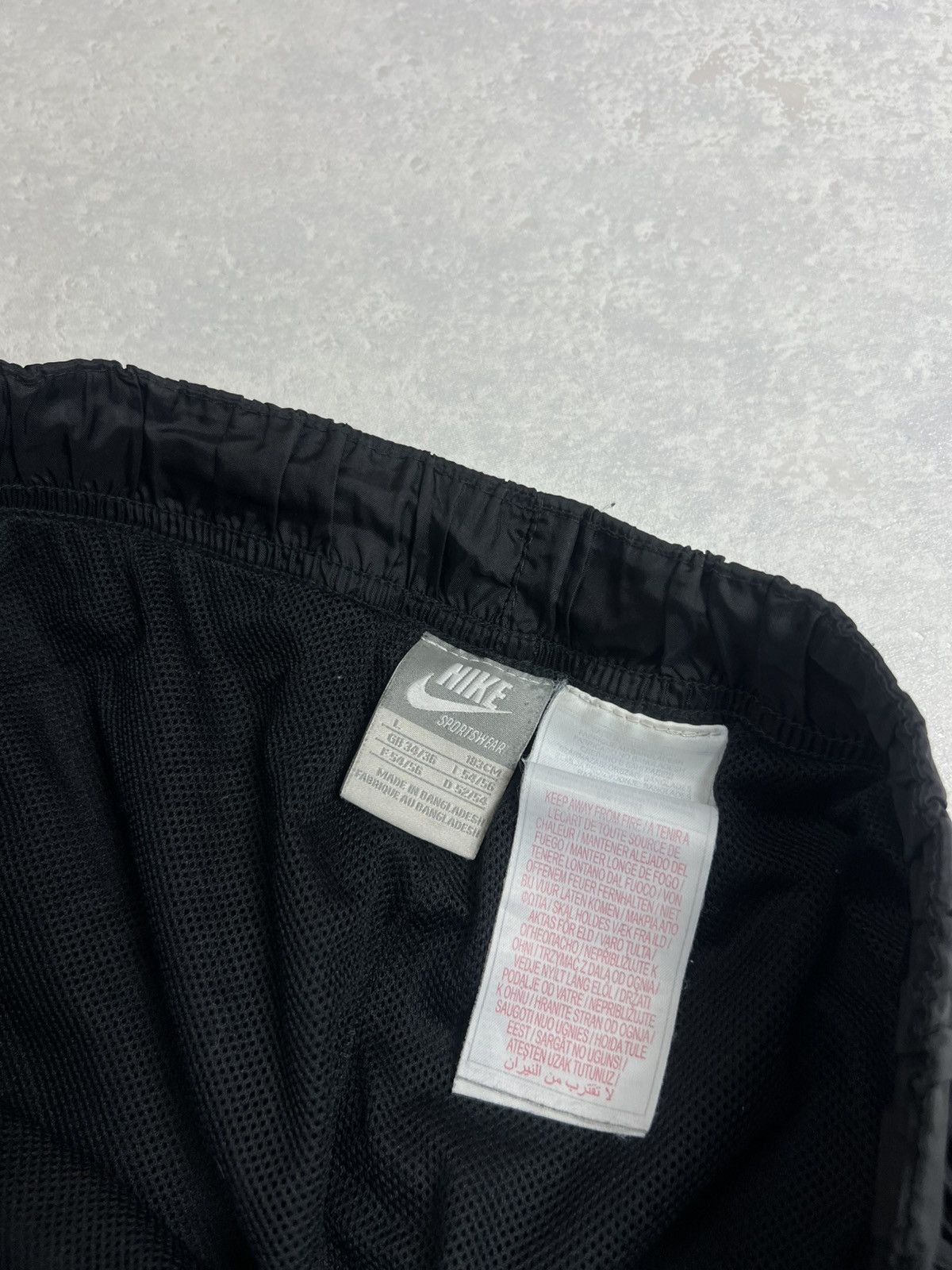 Nike 00s Nike Double Logo Vintage Y2K Parachute Nylon Retro Pants Size US 32 / EU 48 - 5 Thumbnail