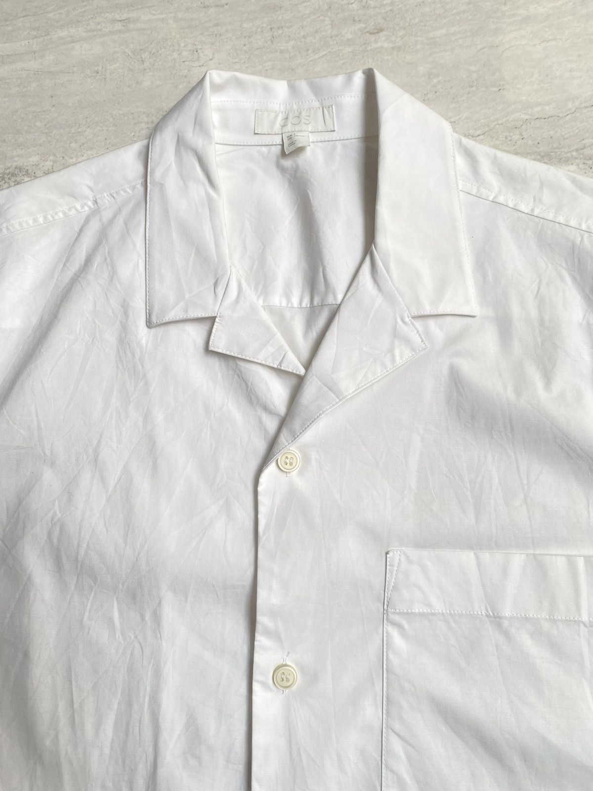 Cos COS Collection Of Style White Boxy Shirt Size US M / EU 48-50 / 2 - 9 Thumbnail