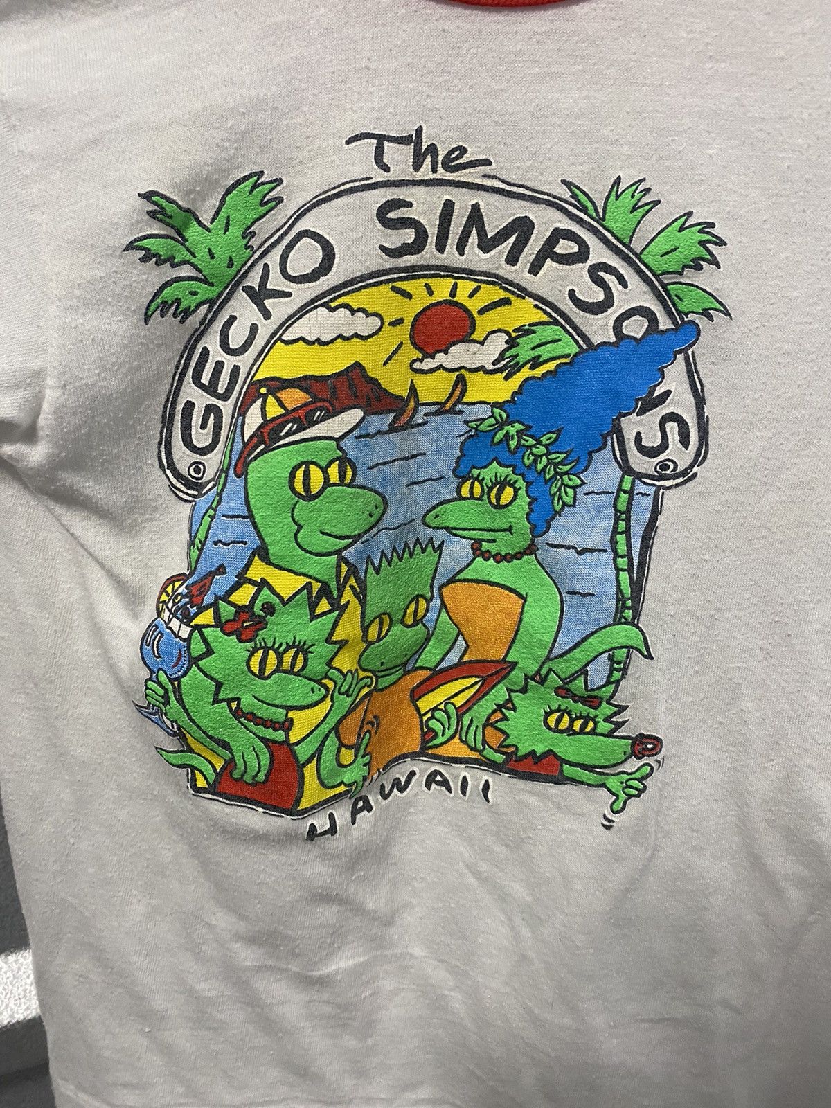 The Simpsons × Vintage 1980’s Gecko Simpsons Baby Tee Size XS / US 0-2 / IT 36-38 - 2 Thumbnail