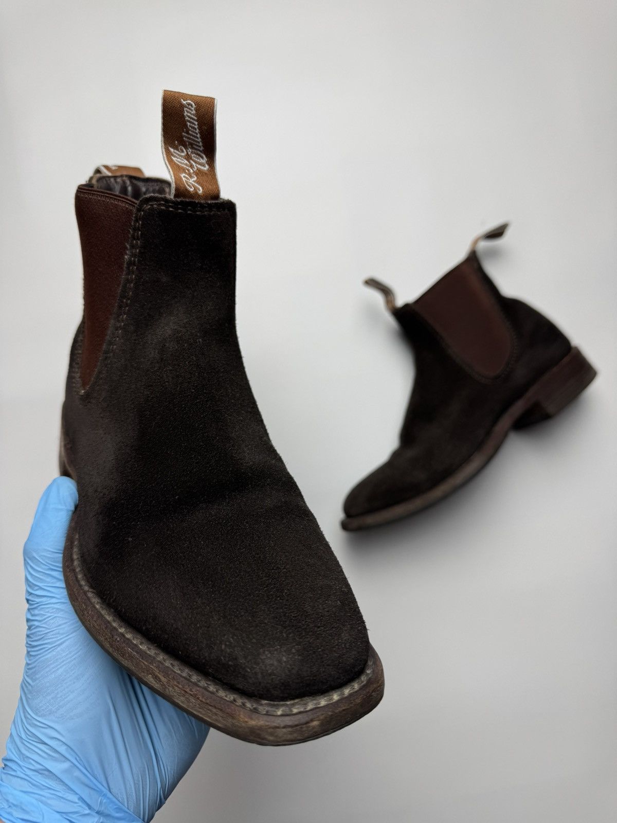 R.M. Williams R.M. Williams Suede Craftsman Chelsea Boots Size US 6 / IT 36 - 2 Thumbnail