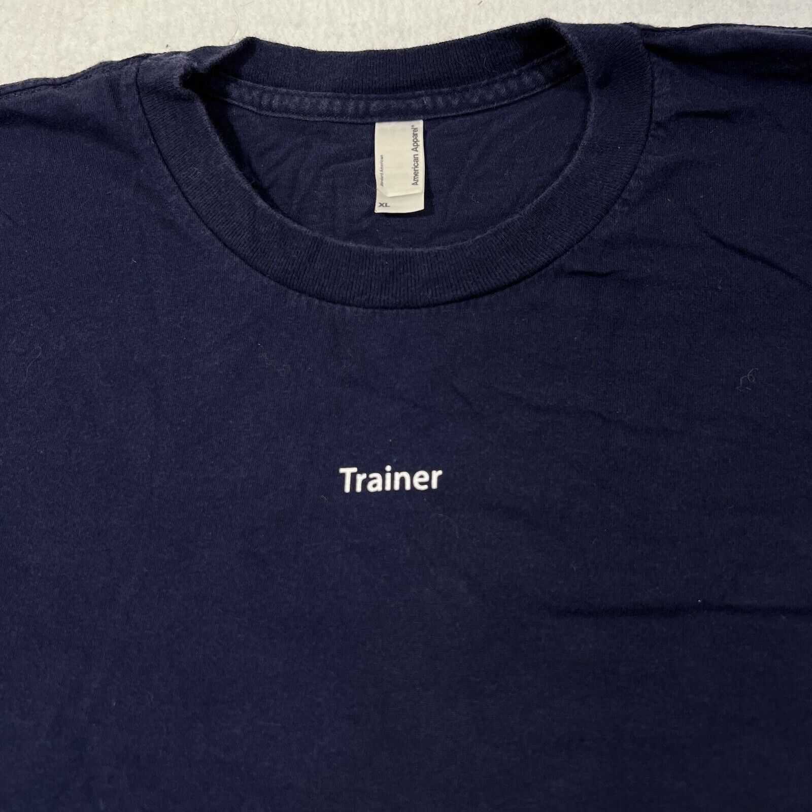 American Apparel Apple Computers Employee Trainer One To One Graphic Tee Size US XL / EU 56 / 4 - 2 Thumbnail