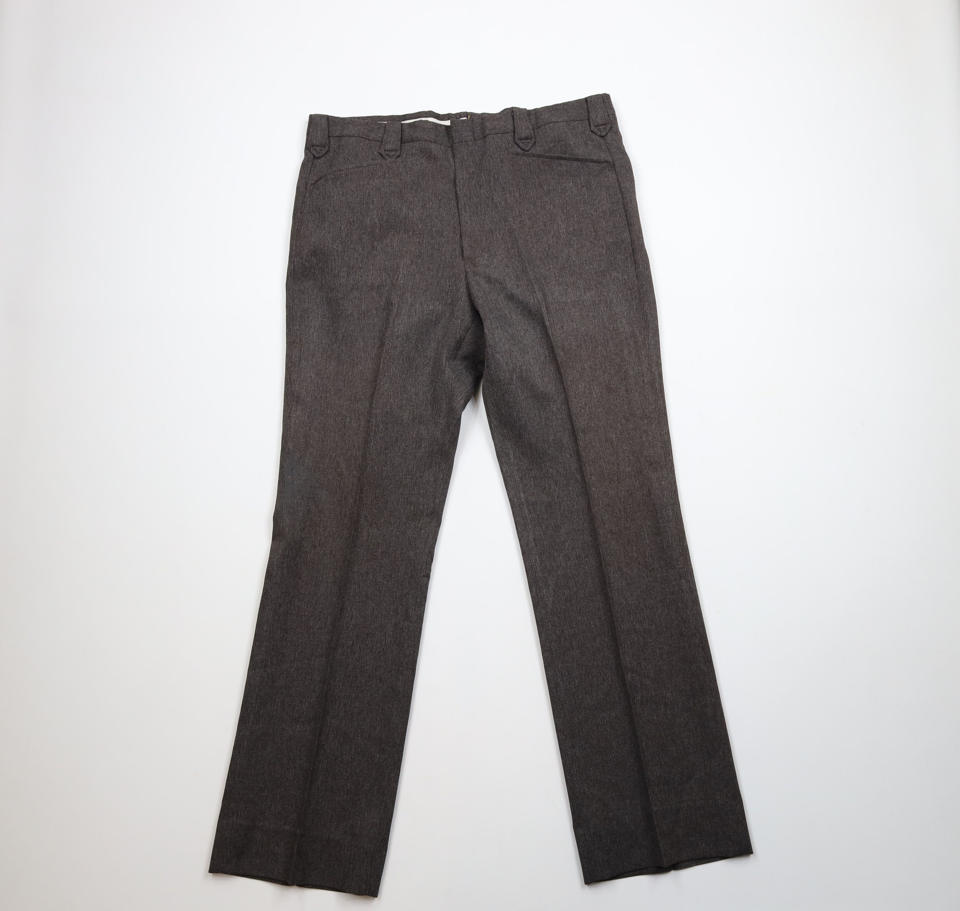 Vintage Vintage 70s Streetwear Rodeo Cowboy Knit Wide Leg Pants USA Size US 36 / EU 52 - 1 Thumbnail