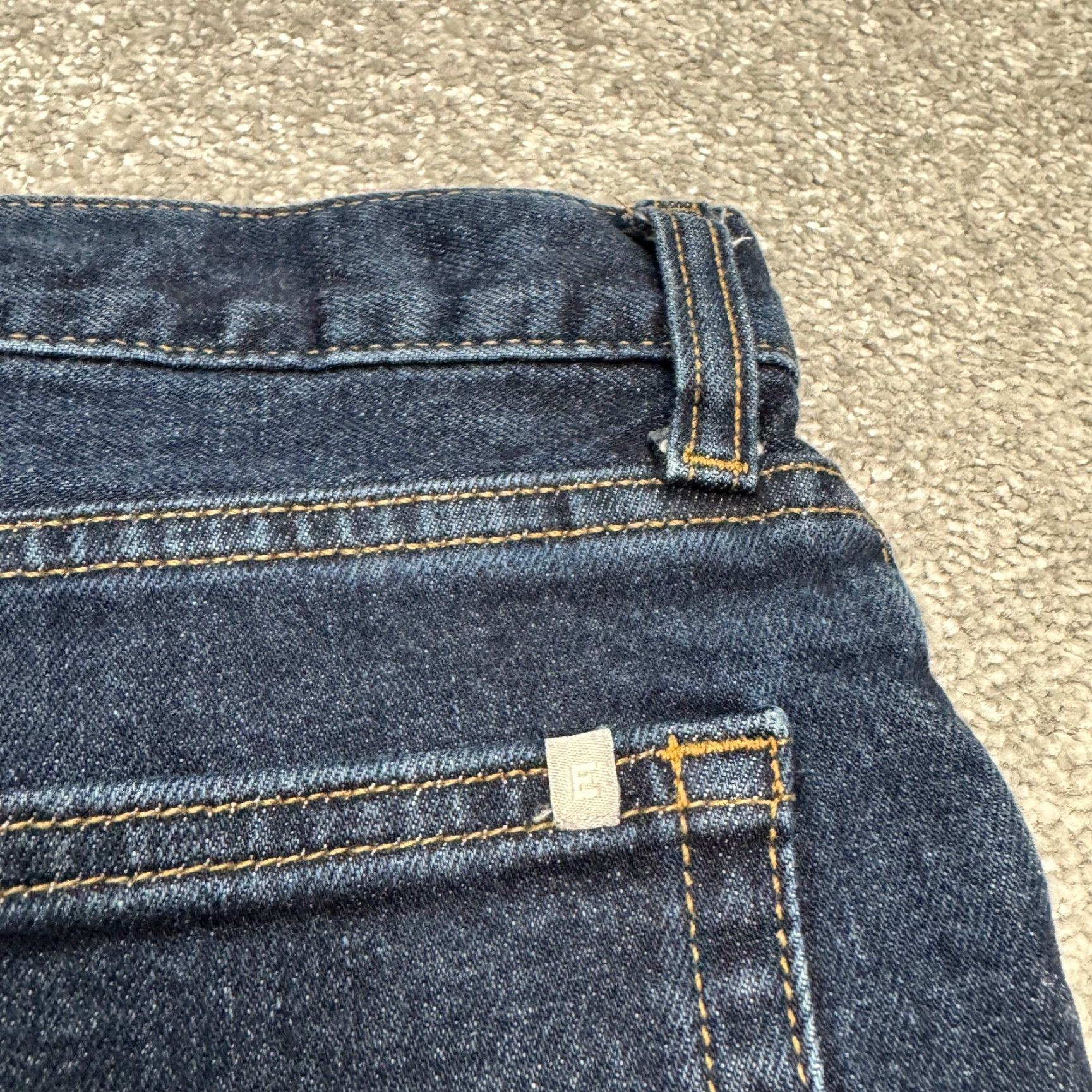 Everlane Everlane Slim Fit Denim Jeans Mens 33x28 Dark Wash Blue Cotton Stretch Straight 5-Pocket City Streetwear Modern Size US 33 - 5 Thumbnail