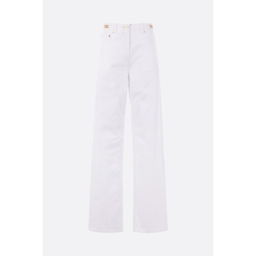 Versace VERSACE White Regular Denim Jeans New & Authentic (Women's s Size 28" / US 6 / IT 42 - 1 Thumbnail