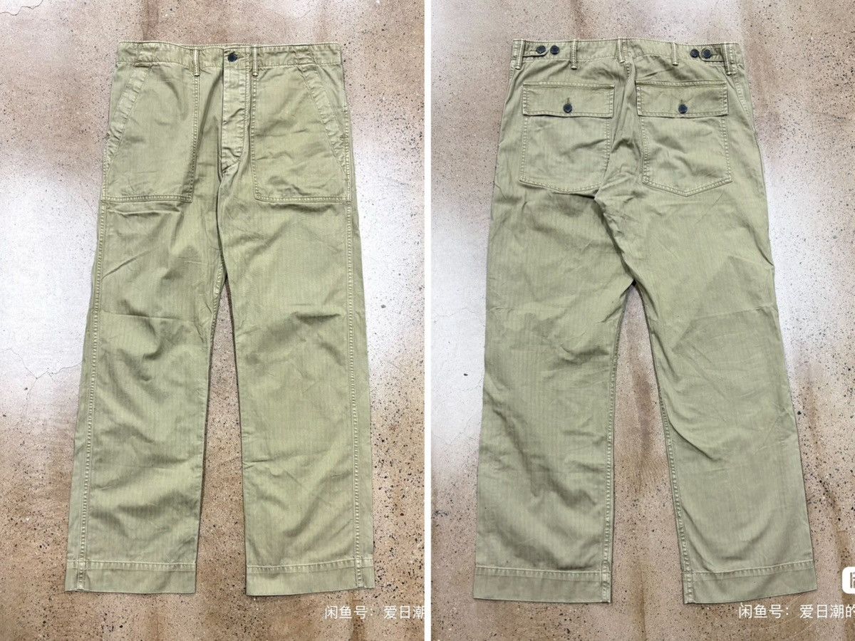 RRL Ralph Lauren RRL Double RL Herringbone Utility Trouser Size US 32 / EU 48 - 1 Thumbnail