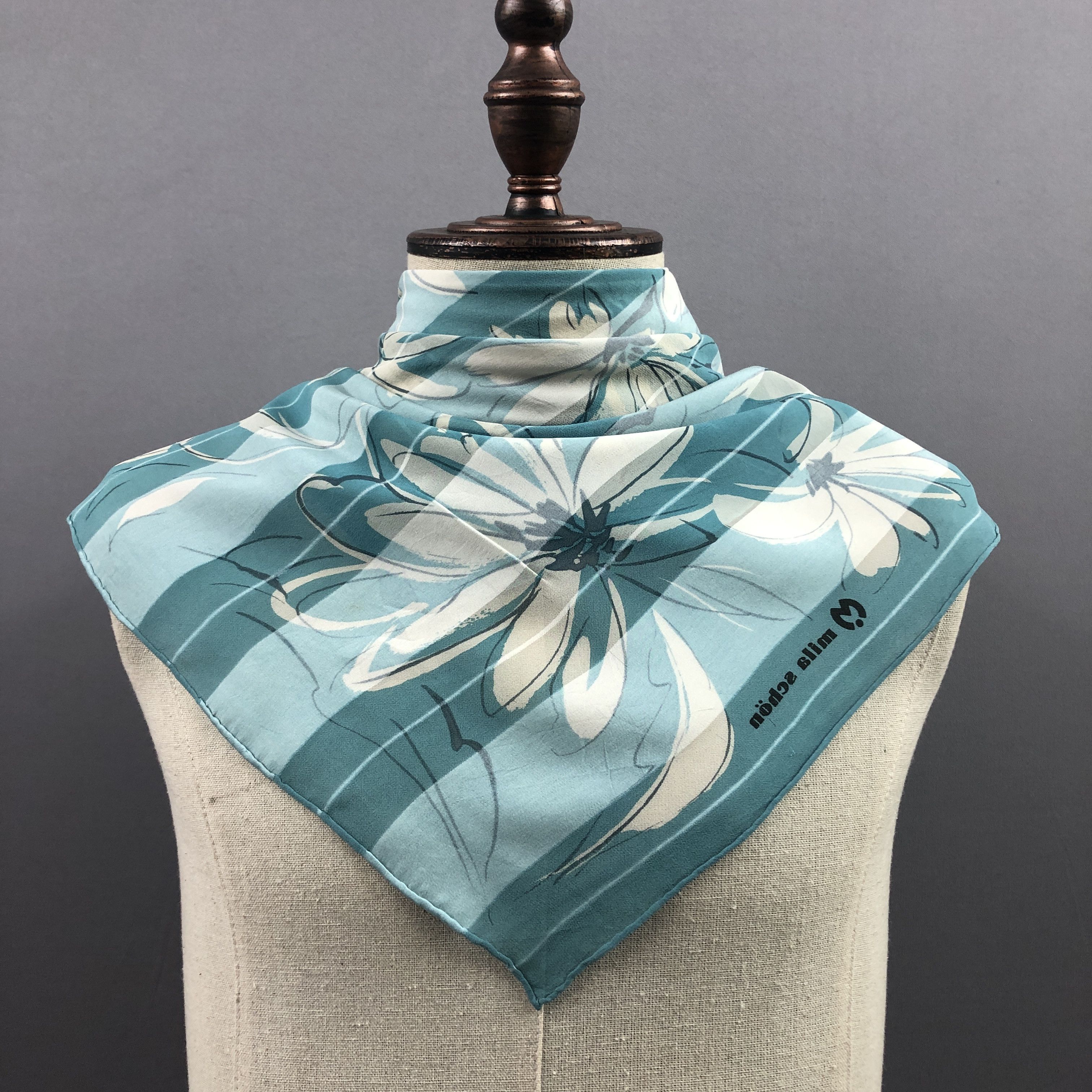 Mila Schon Vintage Mila Schon SILK Scarf Twill Stole Wraps Scarves Size ONE SIZE - 2 Thumbnail