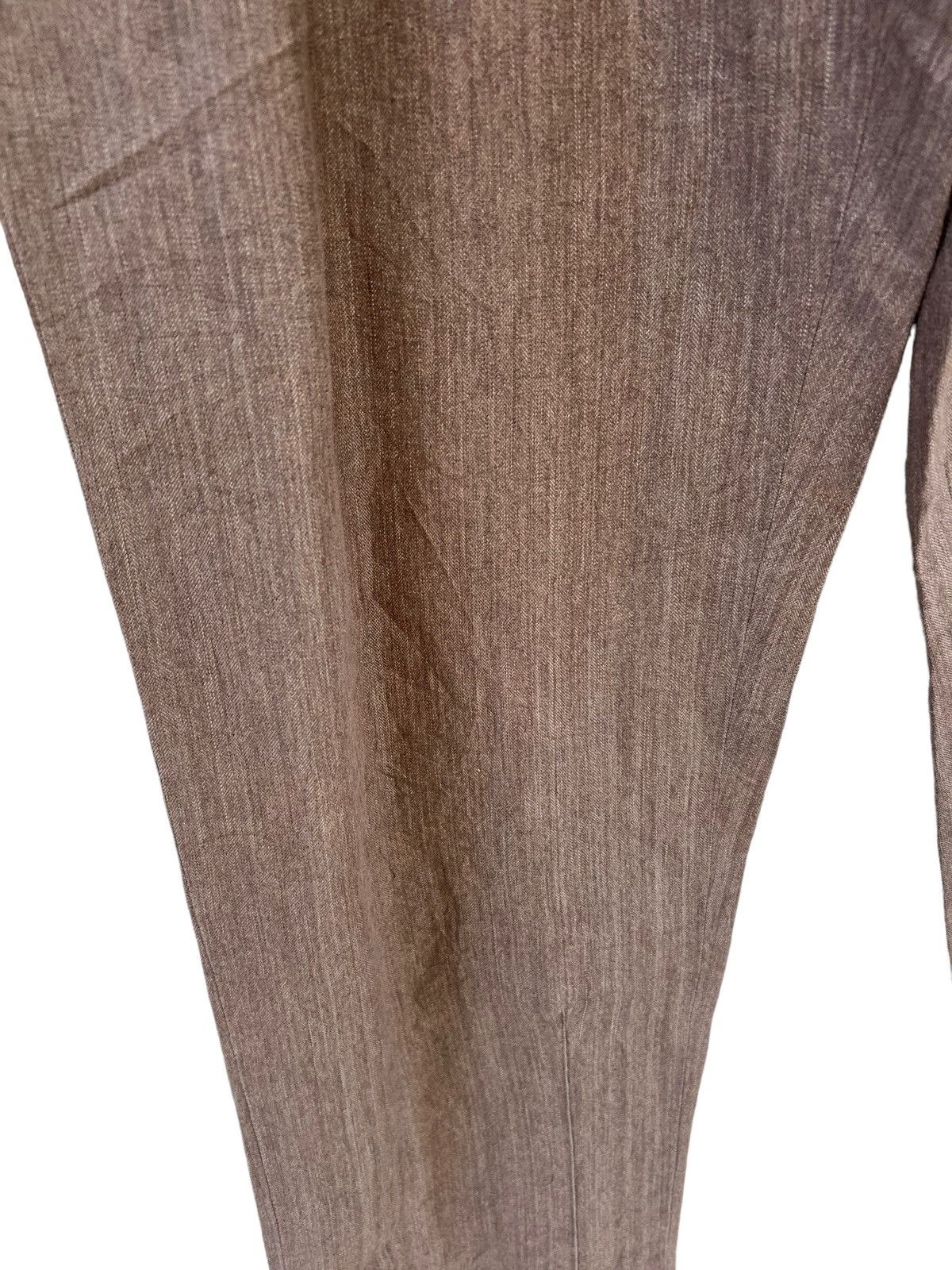 Other Vintage Papas Japan Sun Fade Light Brown Linen Loose Trouser Size US 32 / EU 48 - 9 Thumbnail