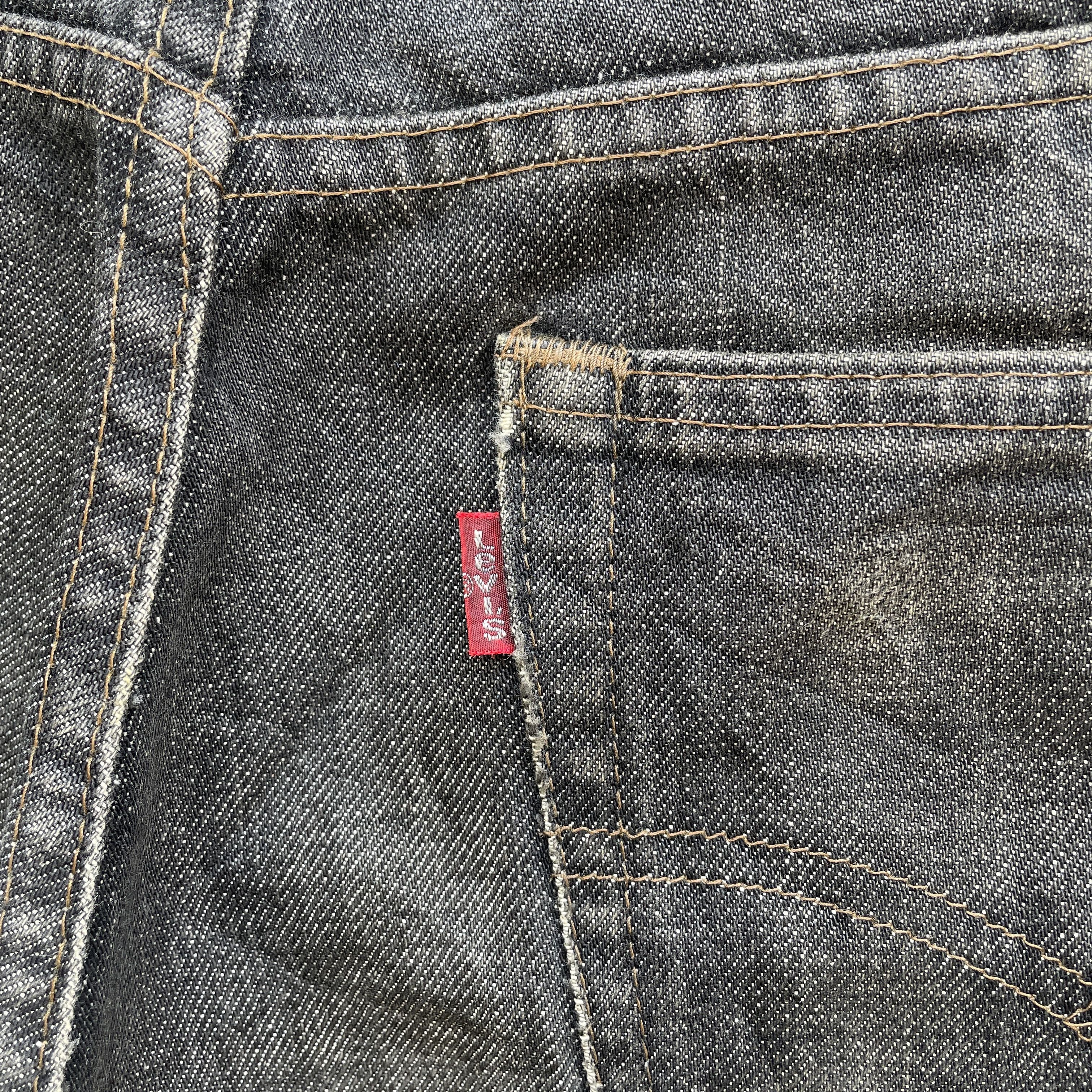 Levi's × Vintage VINTAGE LEVIS DISTRESSED JEANS BLACK FADED DENIM PANTS W31 Size US 31 - 10 Thumbnail