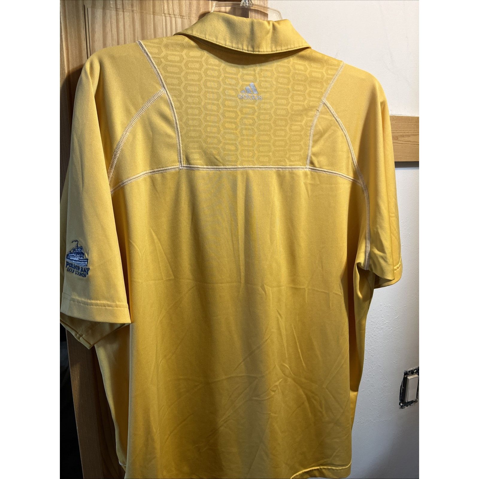 Adidas Adidas Climacool Size Large Mens Golf Shirt Gold Polo SS Size US L / EU 52-54 / 3 - 9 Thumbnail