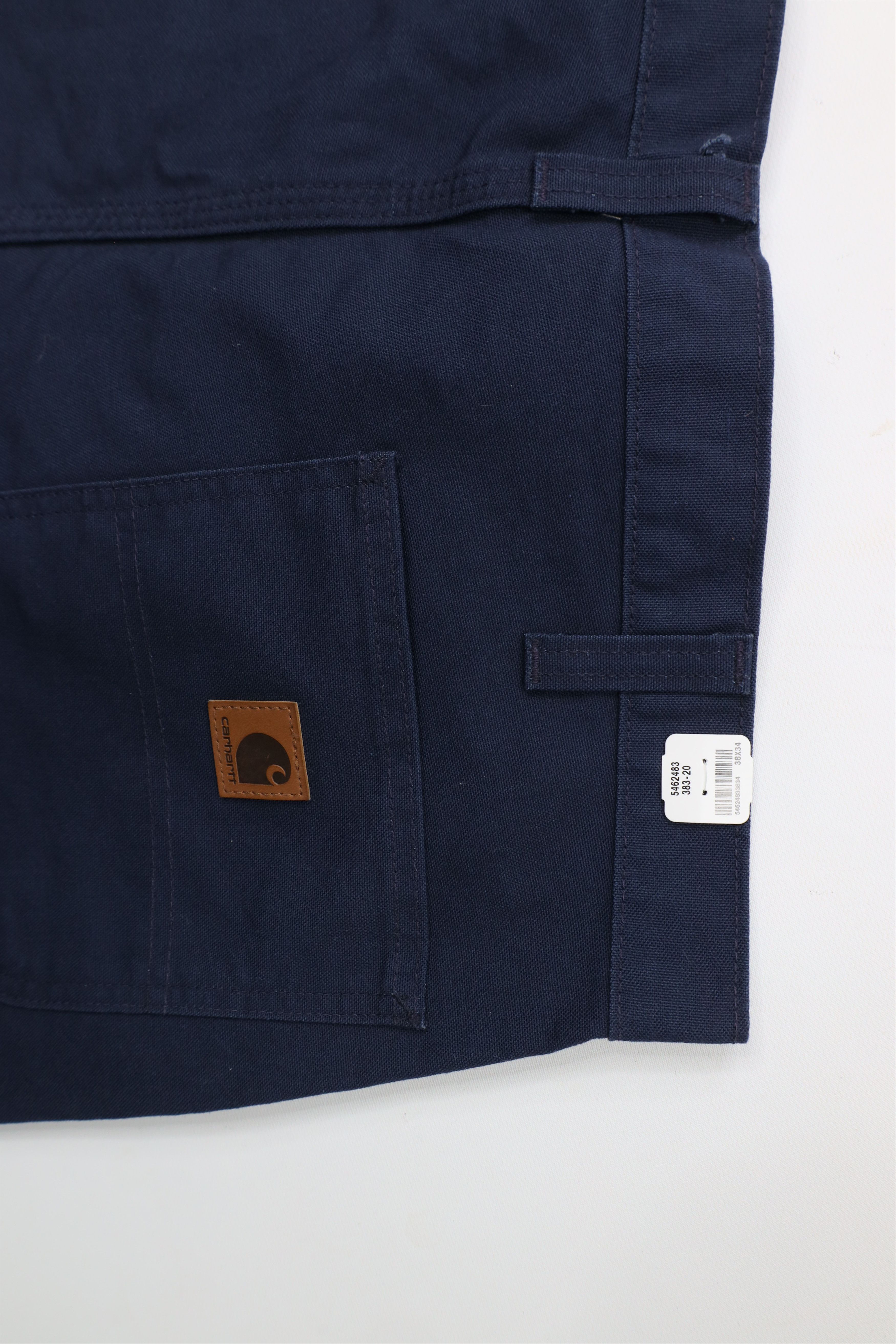 Carhartt × Vintage Deadstock Vintage Y2K Carhartt Canvas Dungaree Pants Blue Size US 38 / EU 54 - 12 Thumbnail