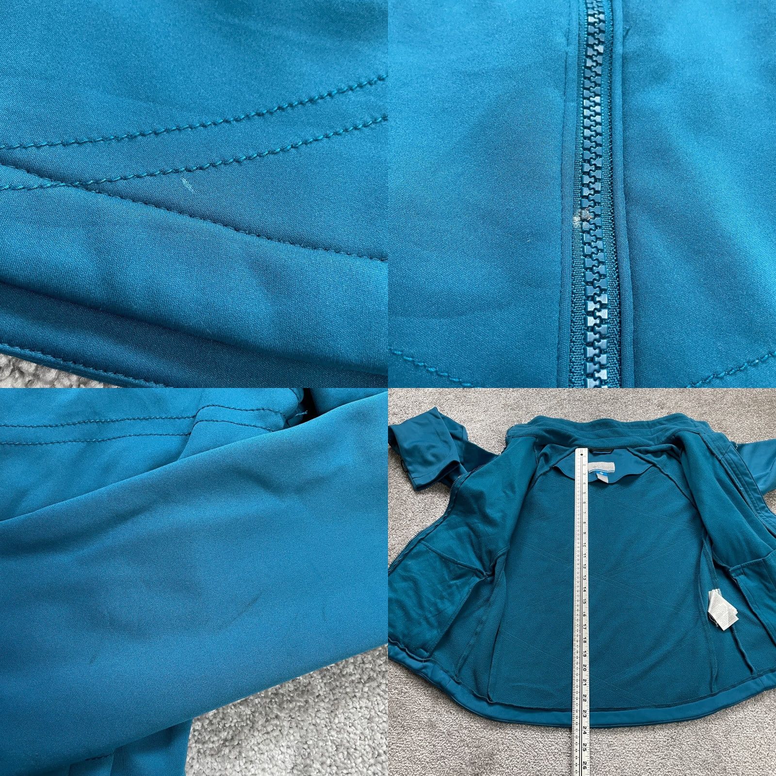 Vintage Columbia Interchange Fleece Jacket Womens Medium Blue Full Zip Pockets High Neck Size M / US 6-8 / IT 42-44 - 8 Thumbnail