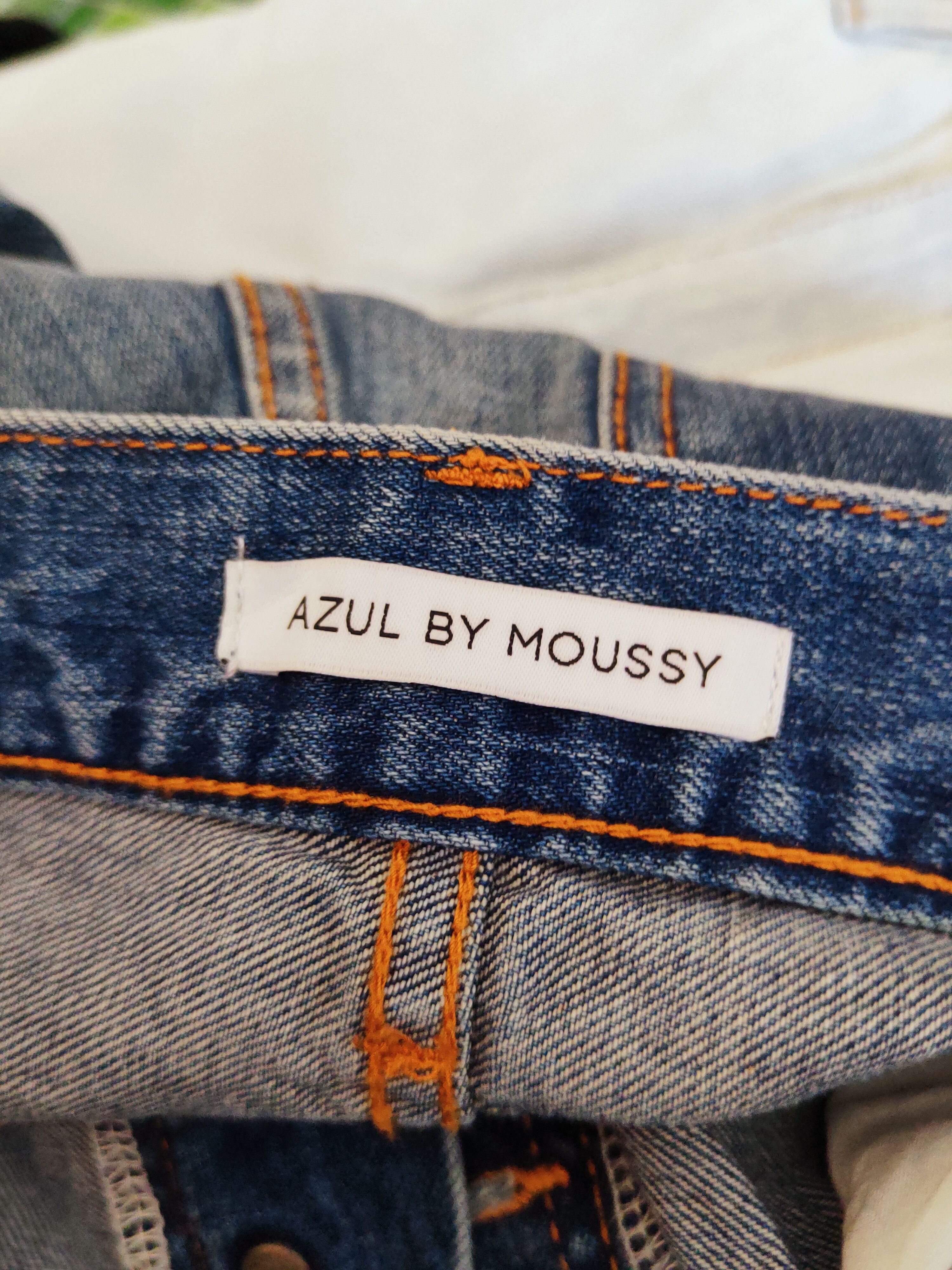 MOUSSY × Vintage Vintage 💥 Azul by Moussy Blue Distressed Ripped Jeans Size 32" / US 10 / IT 46 - 16 Thumbnail