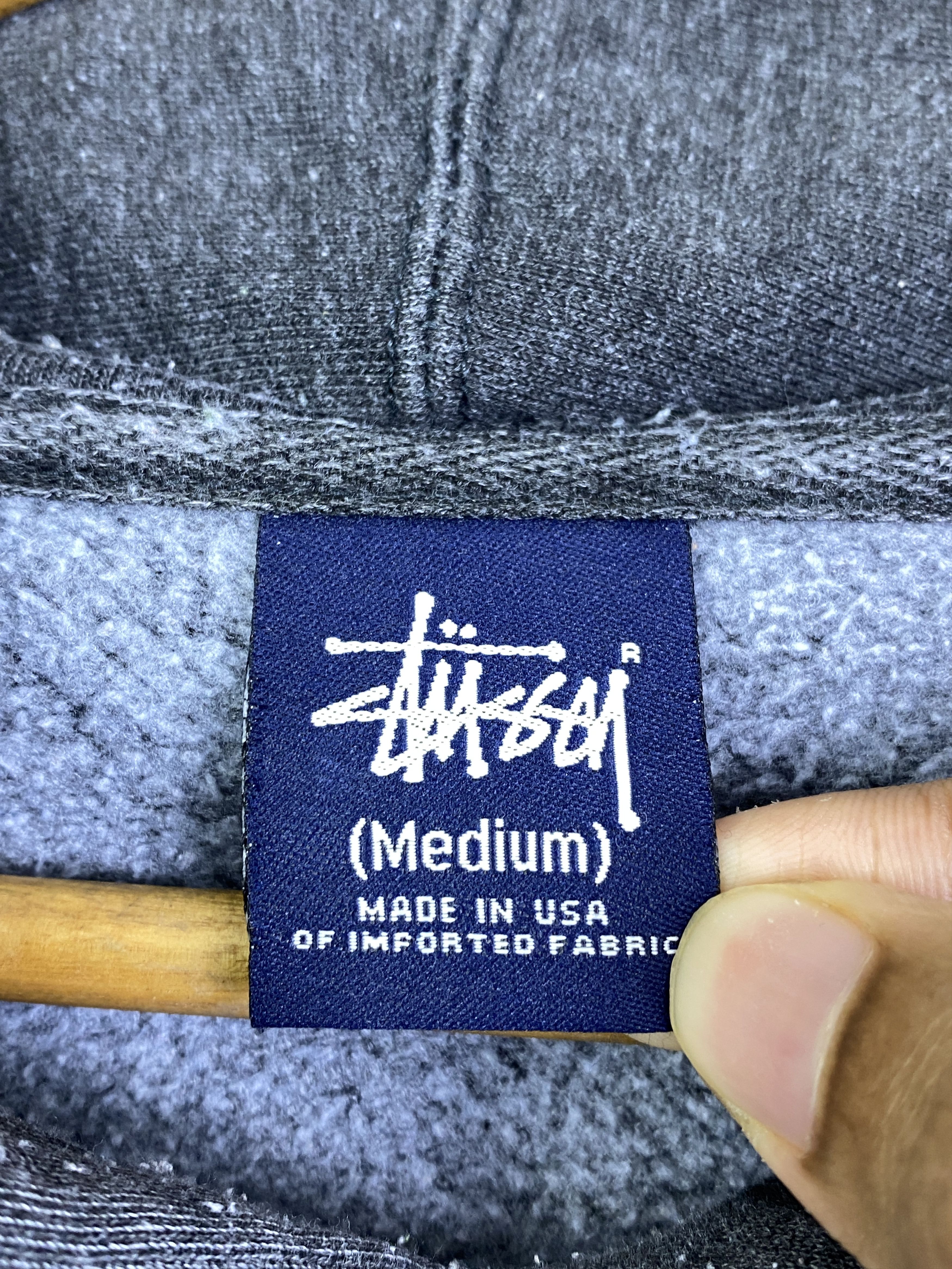 Stussy Vintage 90s Stussy Grafitti Logo Pullover Hoodie SH0257 Size US M / EU 48-50 / 2 - 6 Thumbnail