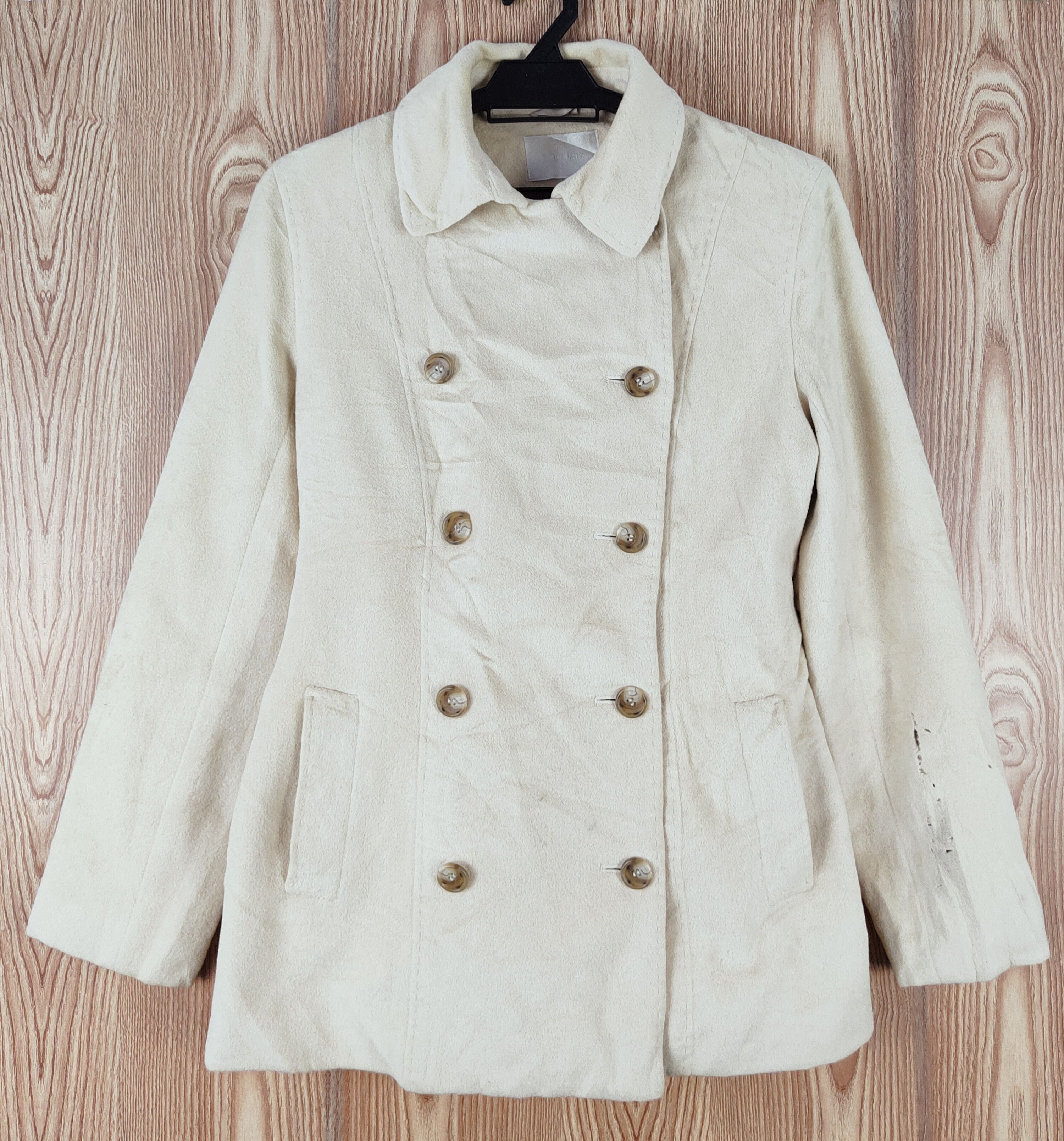 Japanese Brand × Vintage Cool Luxury Design by Multi Mix Cream Jackets Size S / US 4 / IT 40 - 1 Thumbnail