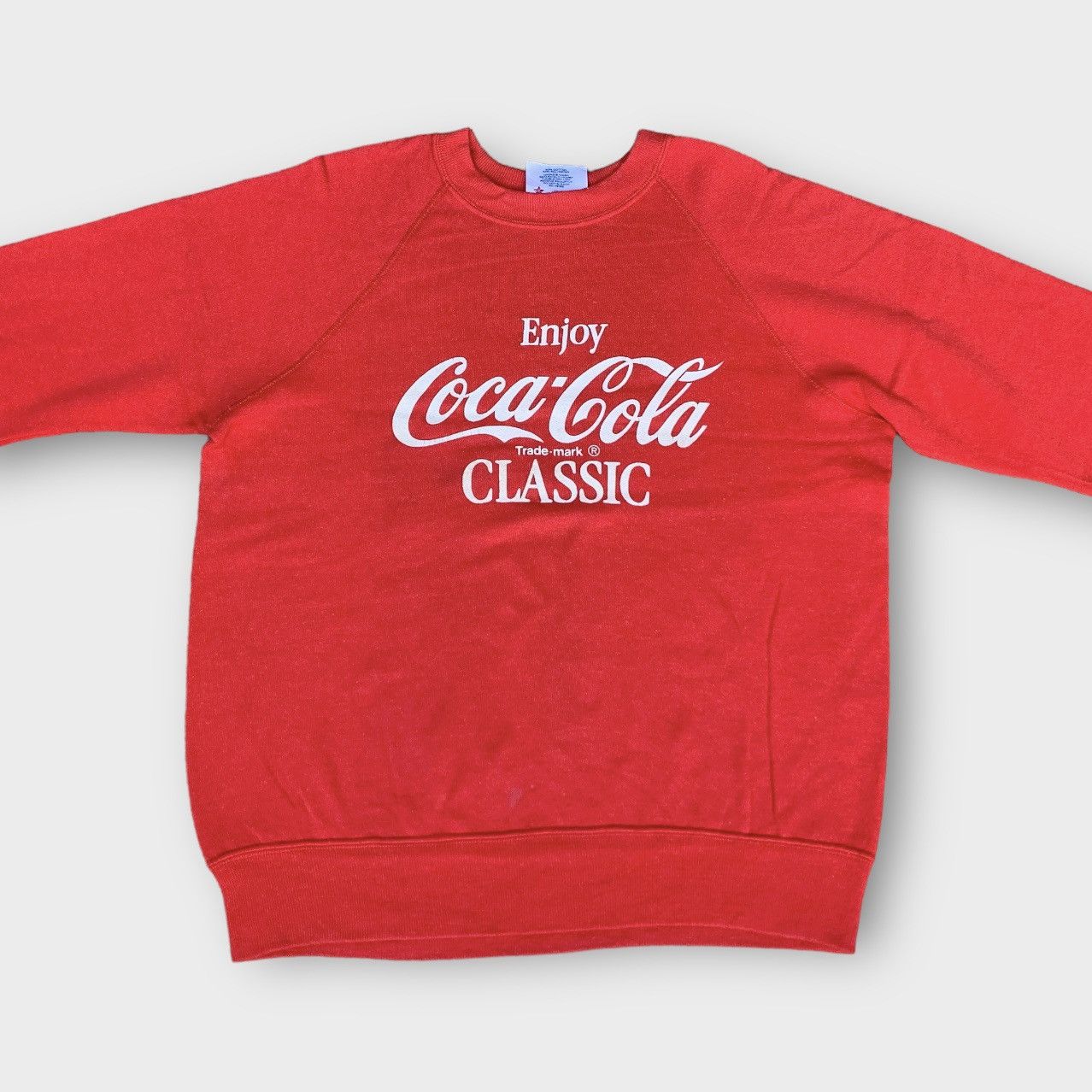 Coca Cola × Soffe × Vintage Vintage 90s Soffe Enjoy Coca Cola Classic Crewneck Size US M / EU 48-50 / 2 - 4 Thumbnail