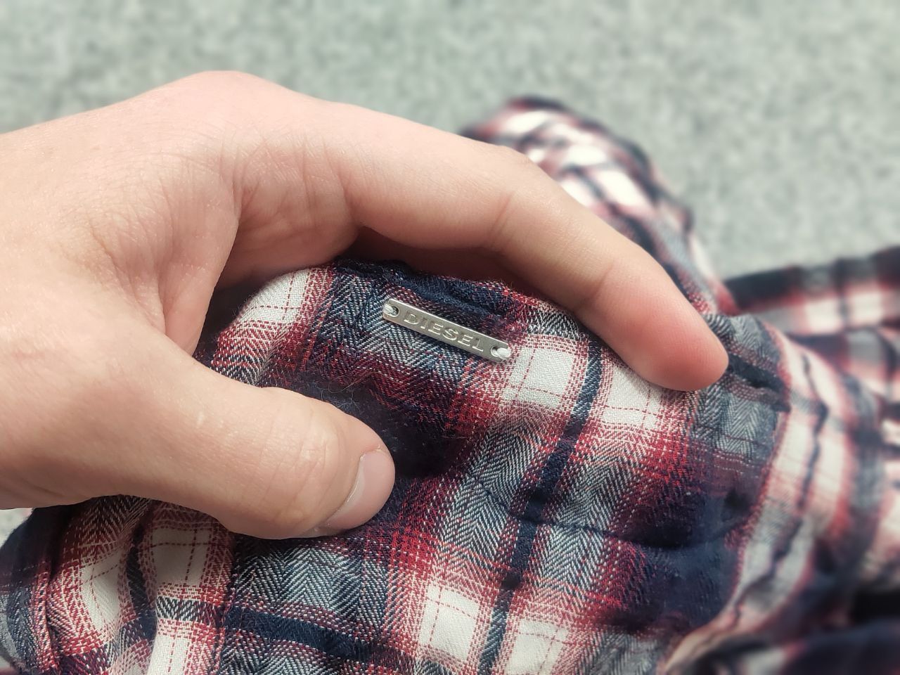 Diesel Diesel Vintage Y2K checkered flannel shirt loose long sleeve Size US L / EU 52-54 / 3 - 10 Thumbnail