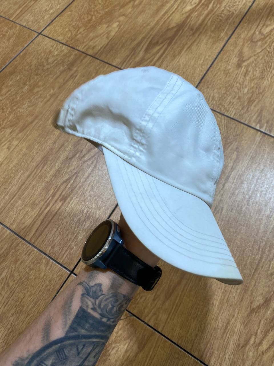 Nike Hats Vintage white Cap Y2K Nike metal logo streetwear Size ONE SIZE - 5 Thumbnail