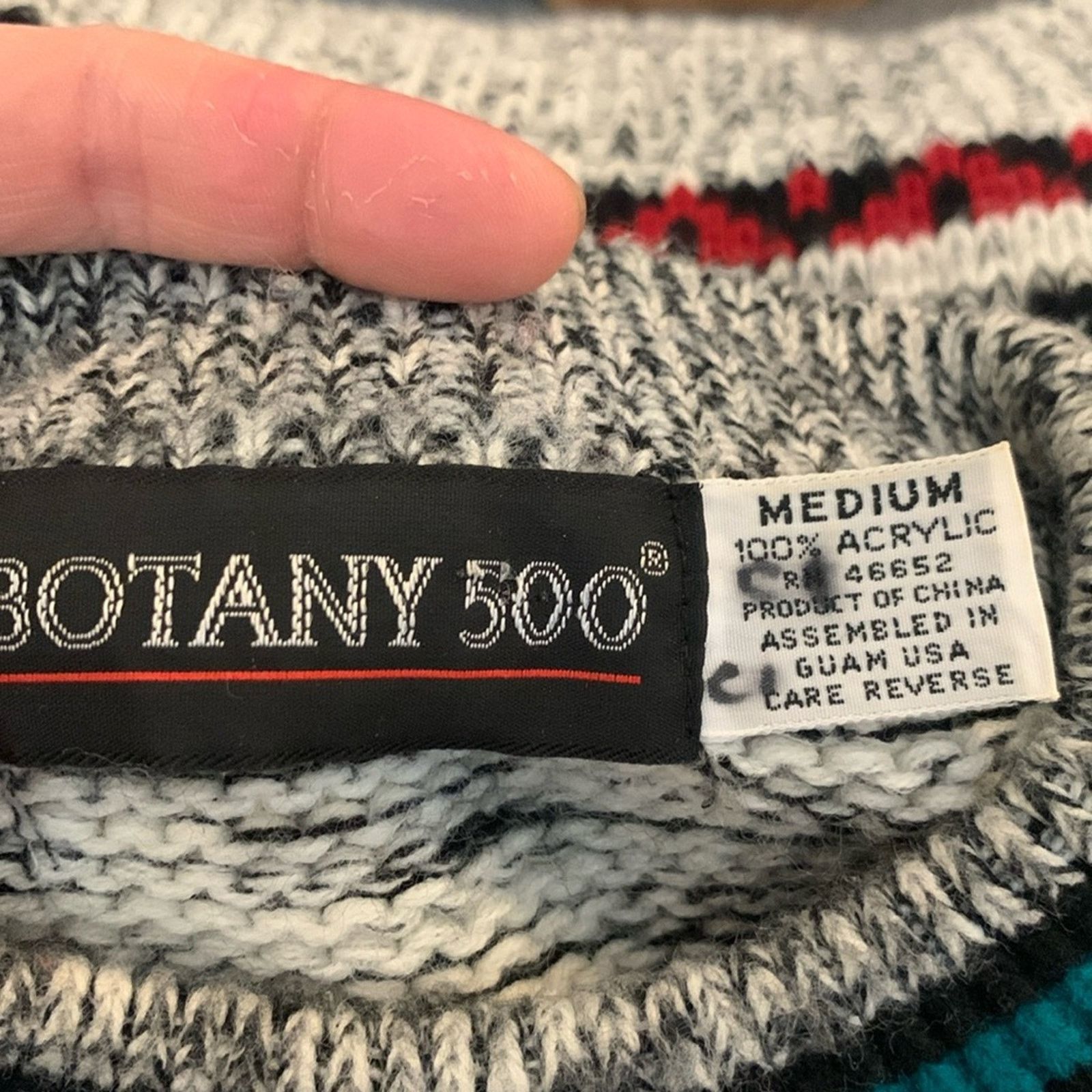 Botany 500 80's Botany 500 aztec tribal ethnic pullover sweater Size US M / EU 48-50 / 2 - 6 Thumbnail