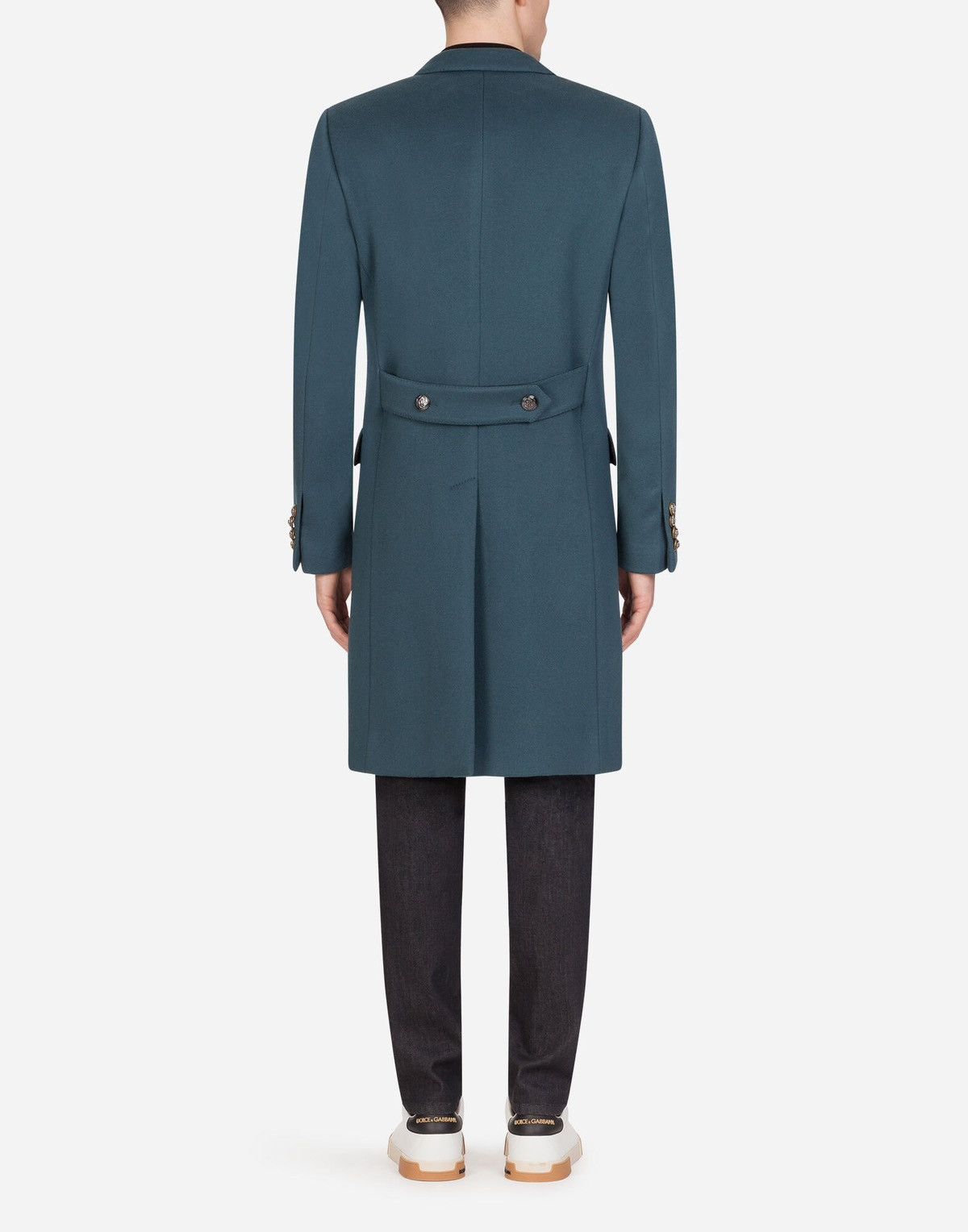 Dolce & Gabbana NWT! $7250 Dolce Gabbana 100% Cashmere Coat Metal Button Size US XL / EU 56 / 4 - 3 Thumbnail