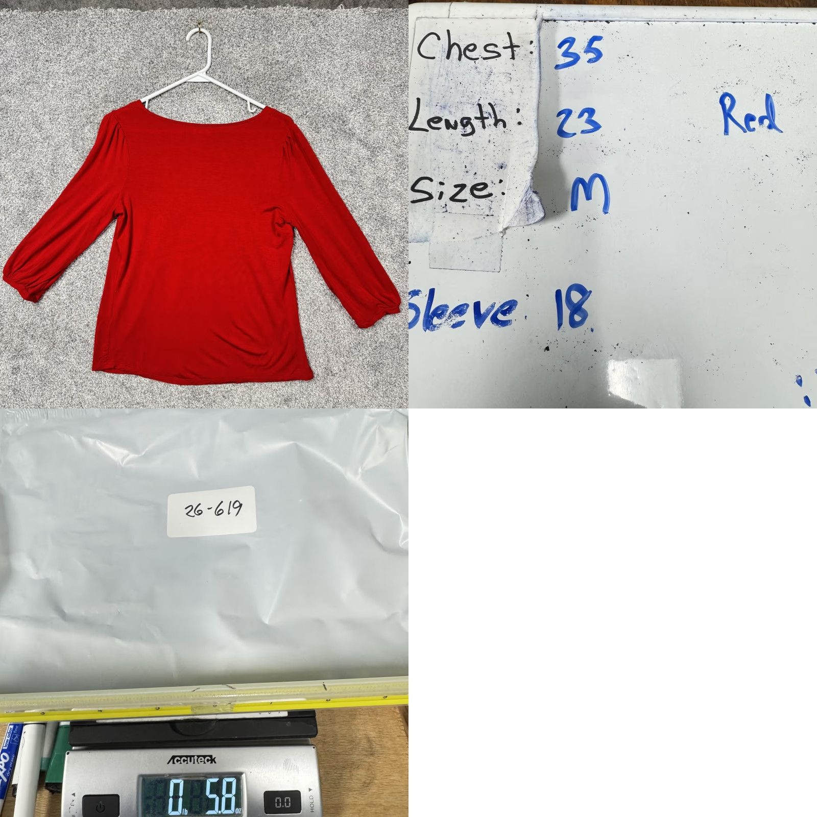 Willi Smith Willi Smith Blouse Women M Red Office Siren Y2K Romantic Feminine Indie Valentines Day Womens Size M / US 6-8 / IT 42-44 - 8 Thumbnail