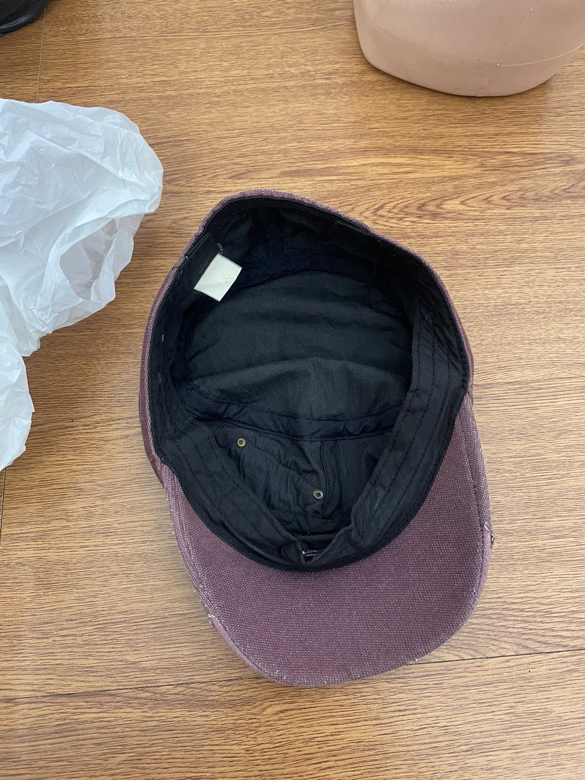 If Six Was Nine × Japanese Brand × Le Grande Bleu (L.G.B.) Skull studded patrol cap Size ONE SIZE - 4 Thumbnail