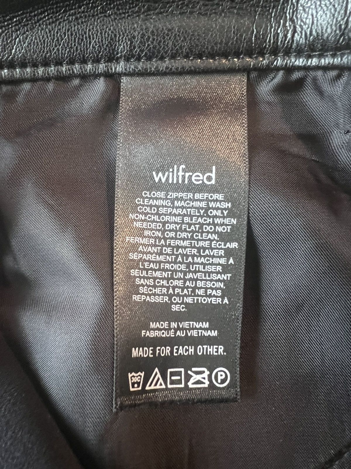 Aritzia Aritzia Wilfred Melina Pants Vegan Faux Leather Black 6 Size 28" / US 6 / IT 42 - 4 Thumbnail