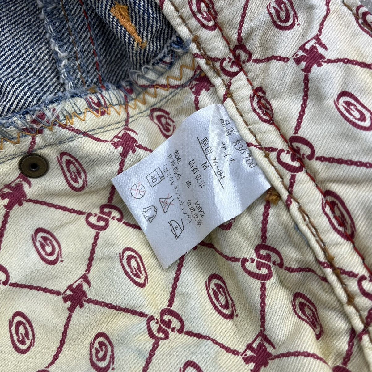 Gotcha × Vintage Vintage Gotcha Big Logo Distressed Faded Denim Jeans Size US 32 / EU 48 - 8 Thumbnail