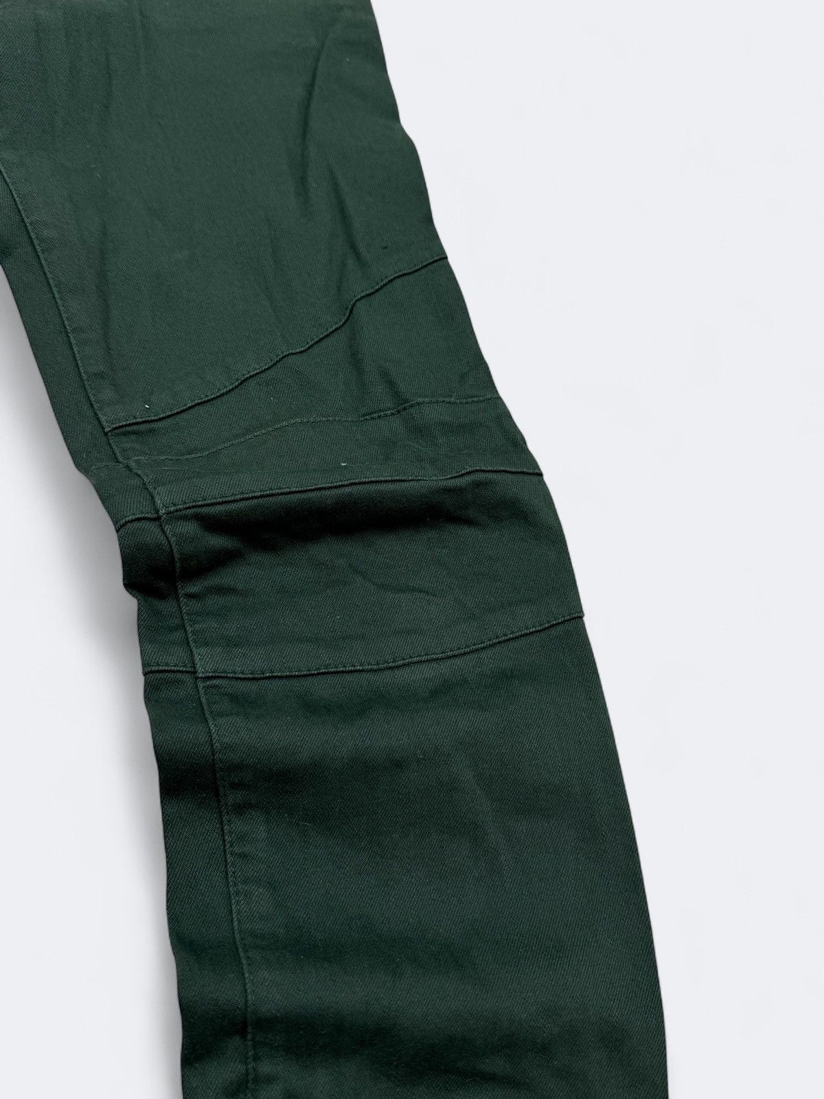 Balmain Balmain Dark Green Biker Skinny Jeans Pants Size 26" / US 2 / IT 38 - 5 Thumbnail
