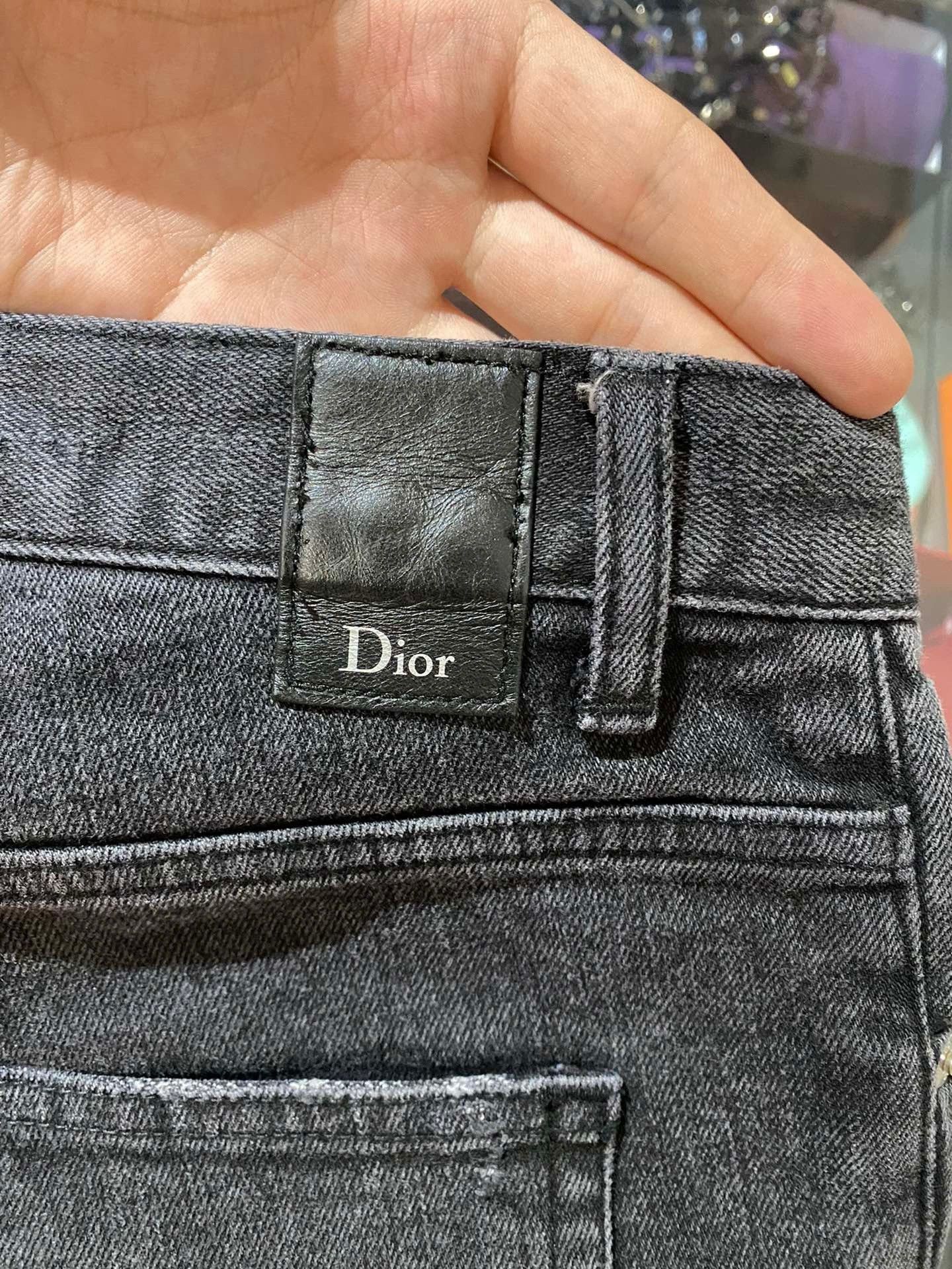 Dior Dior Men's Distressed Jeans Size 30 Size US 30 / EU 46 - 4 Thumbnail