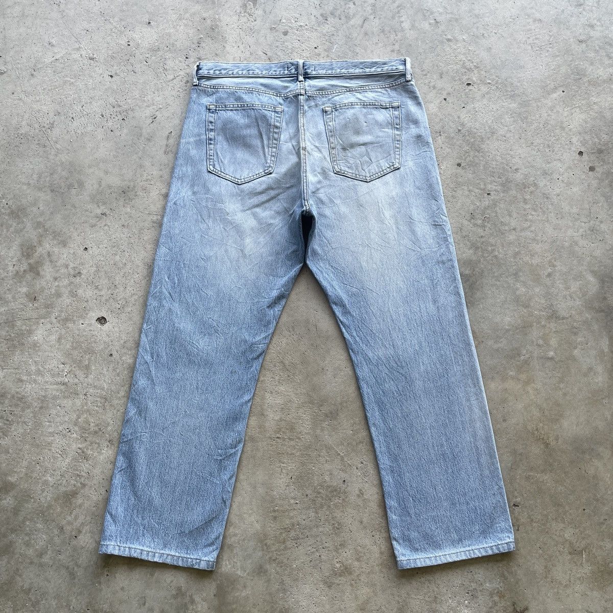 Japanese Brand W36x27 Vintage Japanese Faded Wash Jeans Denim Pants Size US 36 / EU 52 - 10 Thumbnail