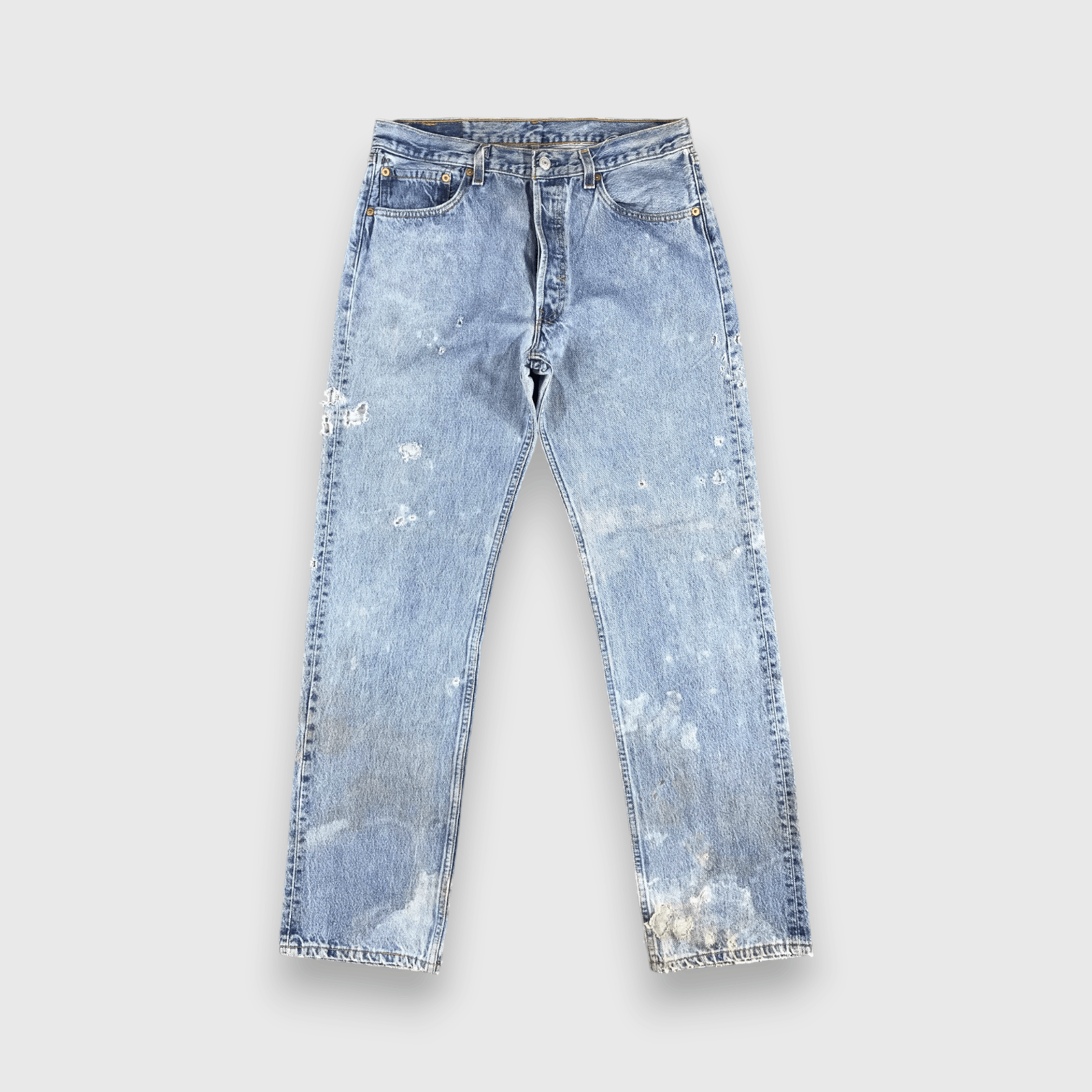 Levi's Vintage 90s Blue Wash Levis 501 Jeans-J1753 Size US 32 / EU 48 - 1 Thumbnail