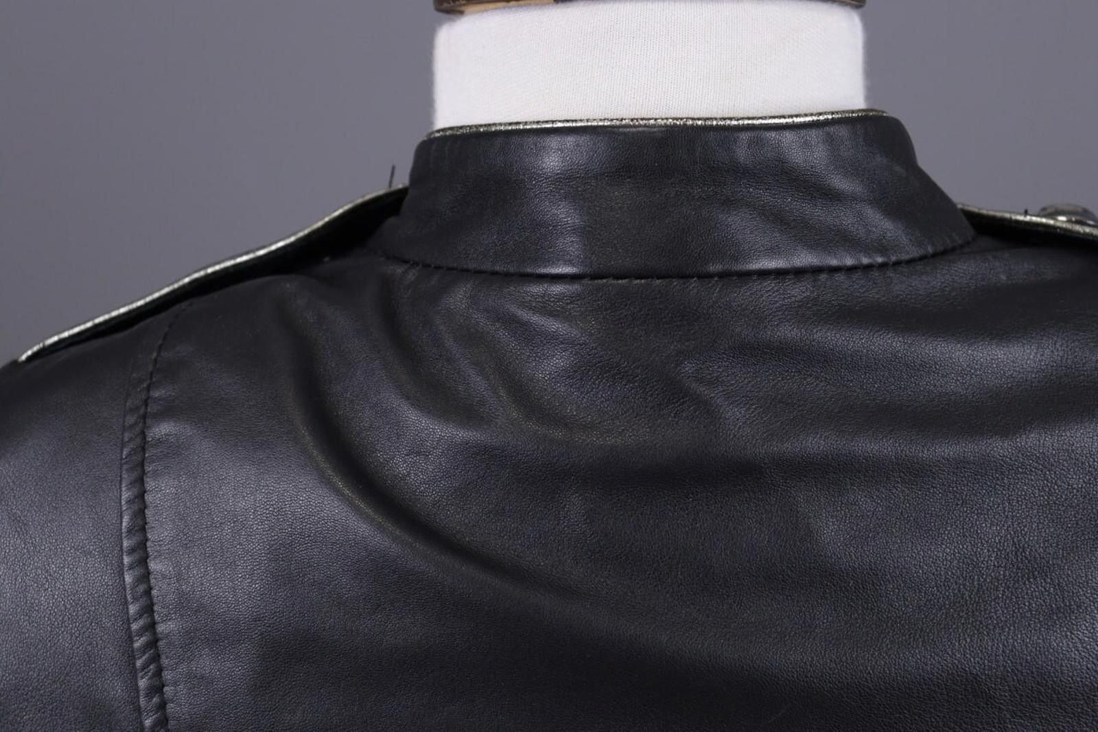 Other Maje Black Double Breast Button Leather Jacket Size 46 Size M / US 6-8 / IT 42-44 - 12 Thumbnail