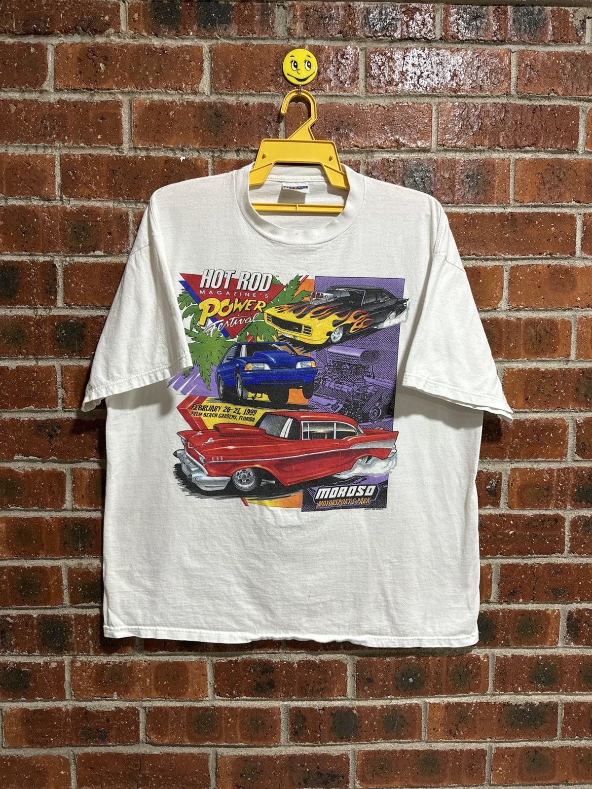 Jerzees Vintage Hot Rod Magazine’s Power Festival Faded Tee Size US XL / EU 56 / 4 - 1 Thumbnail