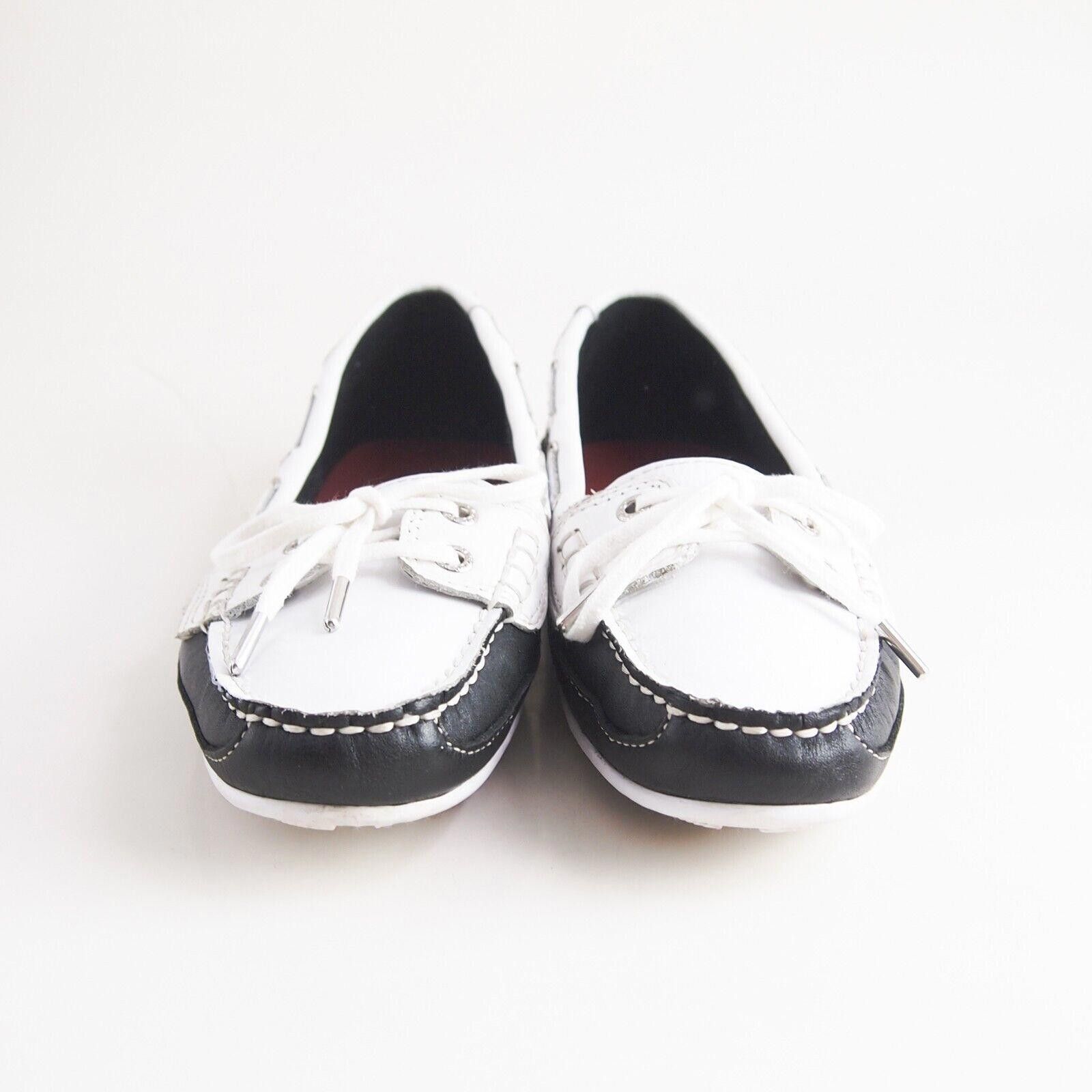 Sebago Sebago Bala Boat Shoes Loafers Black White EU 38.5 US 8 Size US 8 / IT 38 - 4 Thumbnail