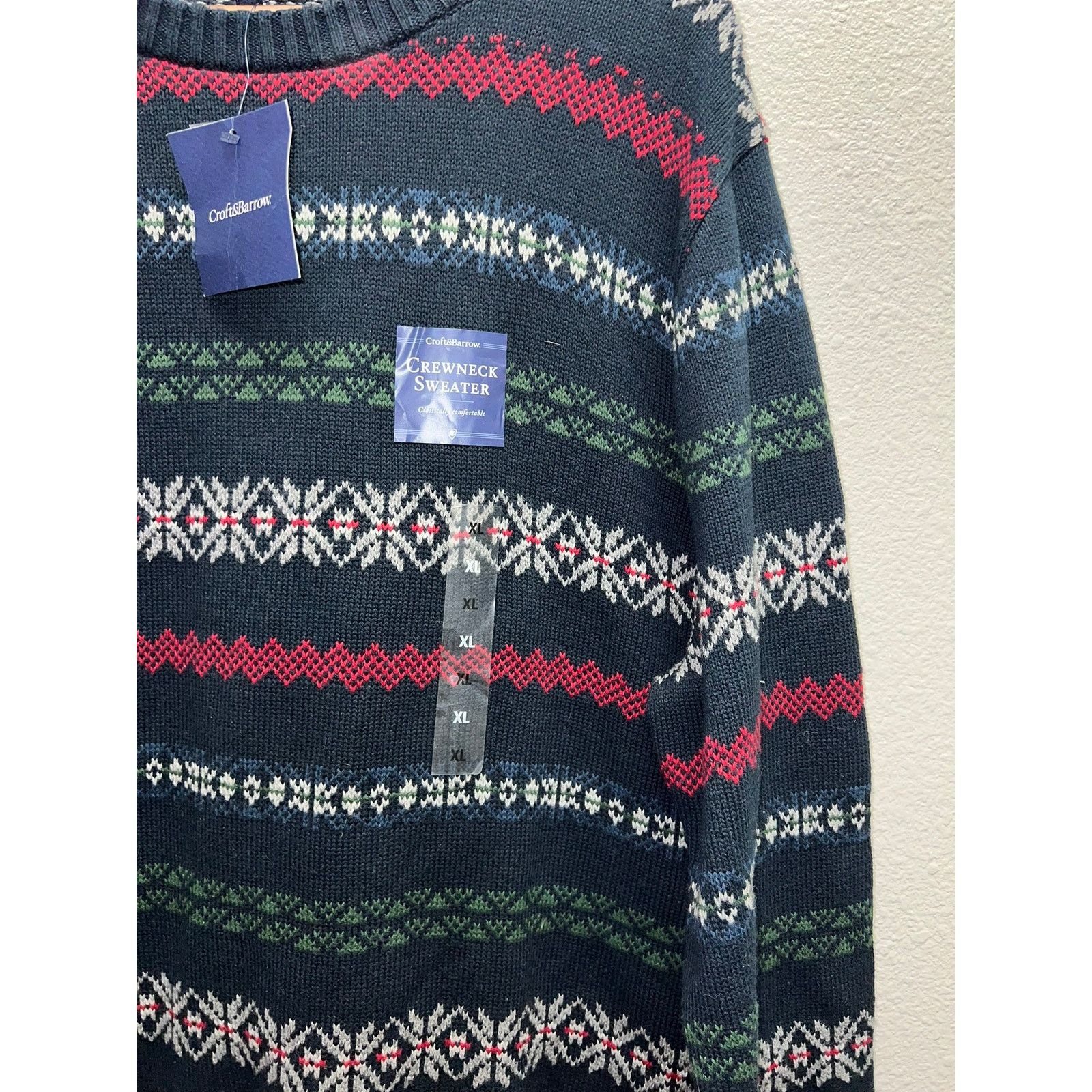 Croft & Barrow Croft & Barrow Crewneck Sweater Christmas Design NWT XL Size US XL / EU 56 / 4 - 3 Thumbnail