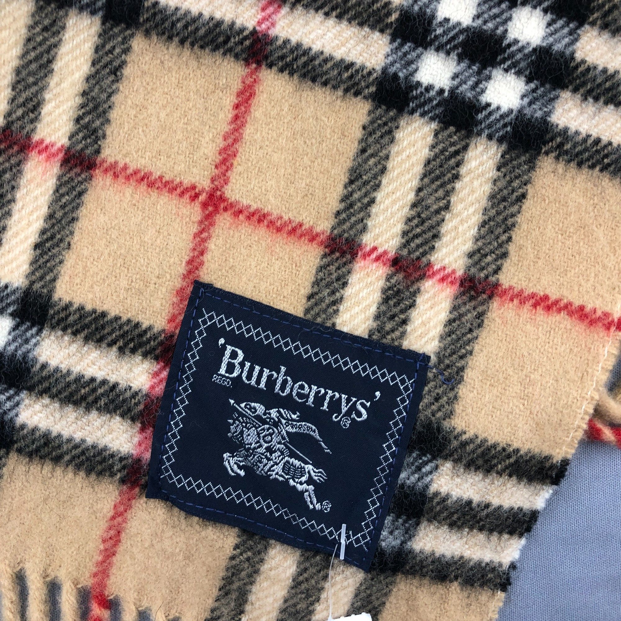 Burberry Vintage Burberry Scarf Muffler Wool Shawls Wraps Scarves Size ONE SIZE - 6 Thumbnail