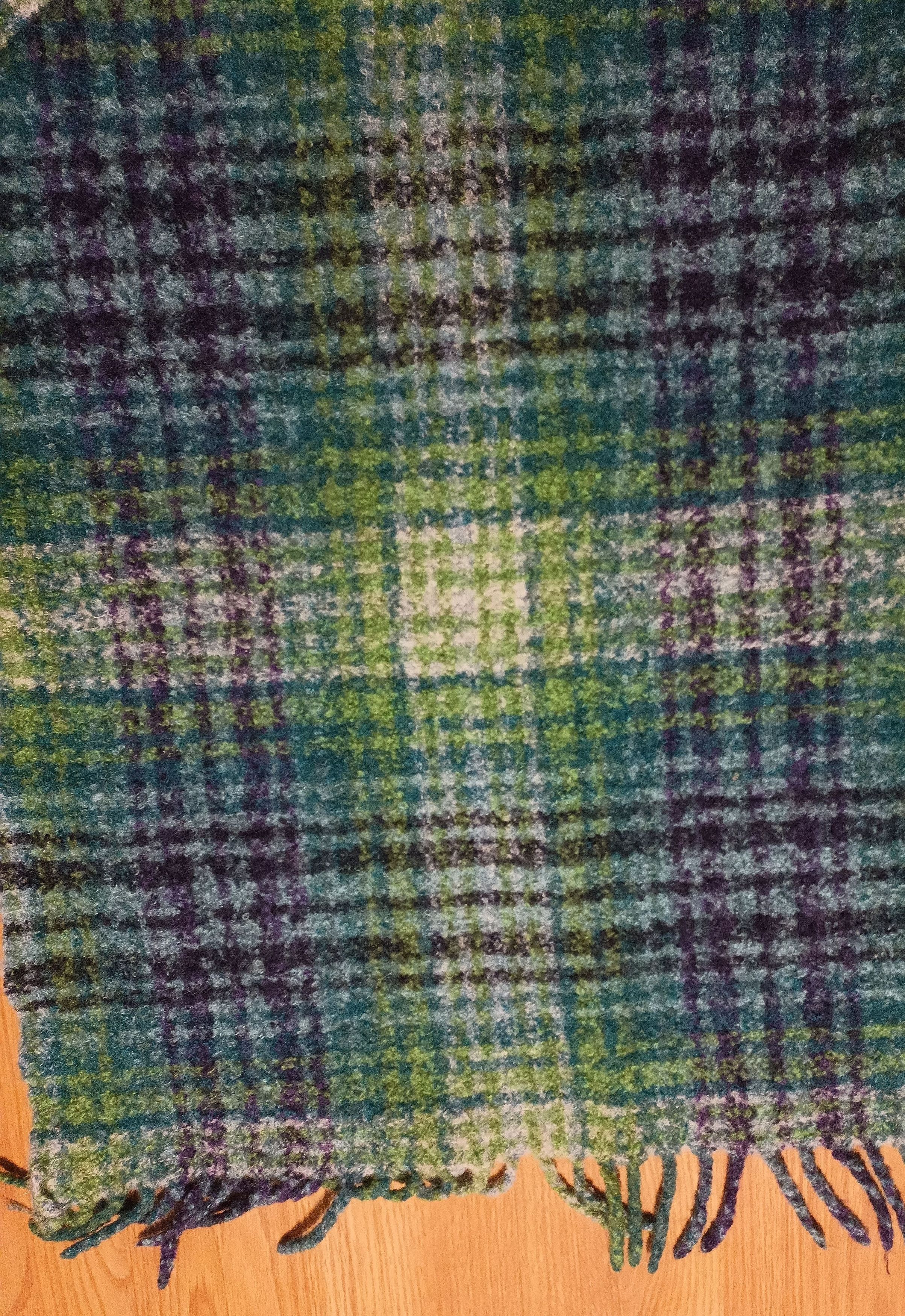 Missoni × Vintage Missoni T&J Vestor Vintage Wool Tartan Blanket Wrap Scarf Size ONE SIZE - 8 Thumbnail