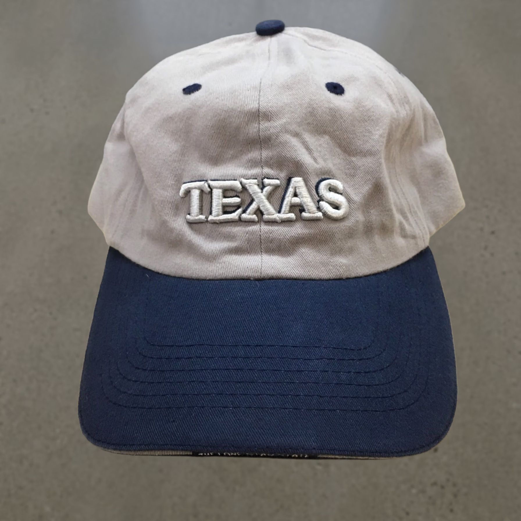 Logo 7 Texas Baseball Hat Womens Gray One Size Adjustable Embroidered Logo Curved Brim Size ONE SIZE - 1 Thumbnail