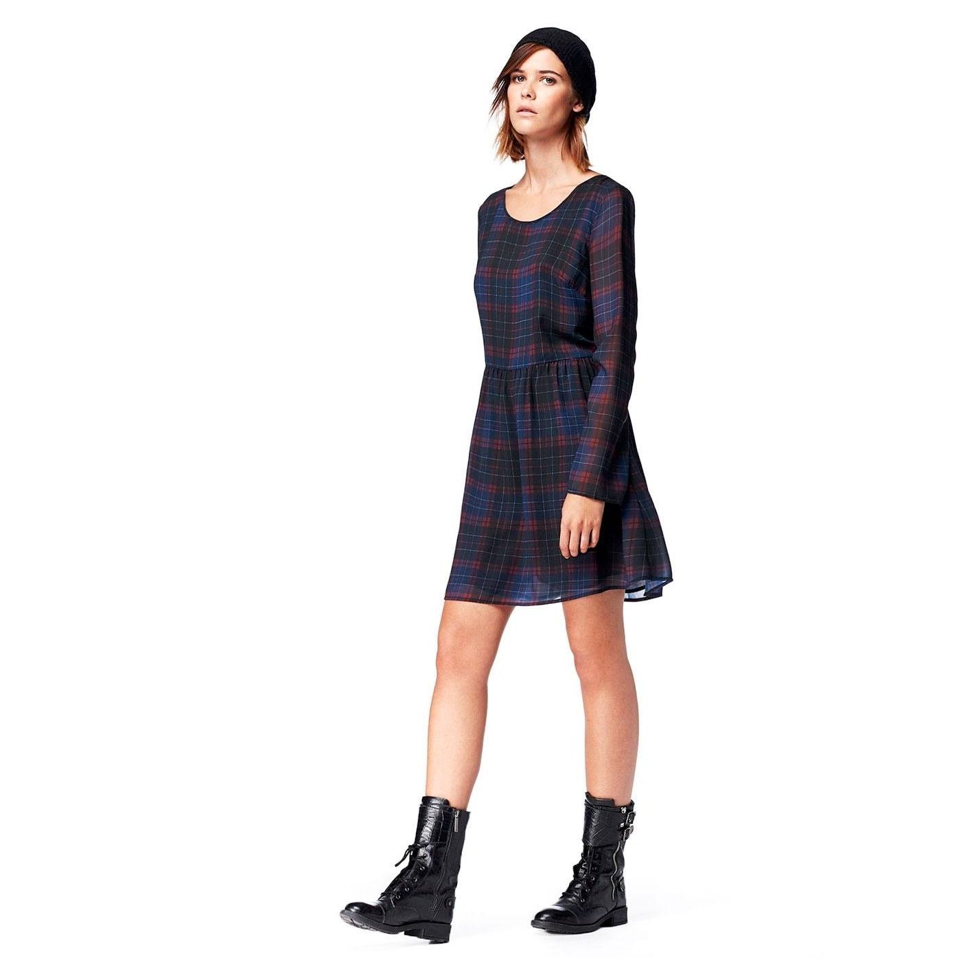 Pepe Jeans Pepe Jeans | Bloom Retro Tartan Plaid Babydall Dress Size L / US 10 / IT 46 - 2 Thumbnail