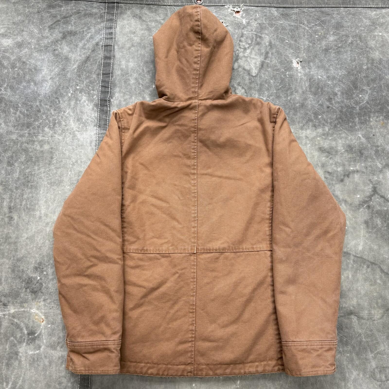 Vintage Vintage Carhartt Style Dri Duck Canvas Sherpa Lined Jacket Size L / US 10 / IT 46 - 7 Thumbnail